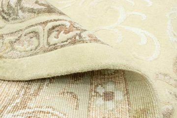 Teppich Designer Teppich handgeknüpft beige, morgenland, rechteckig, Höhe: 7 mm