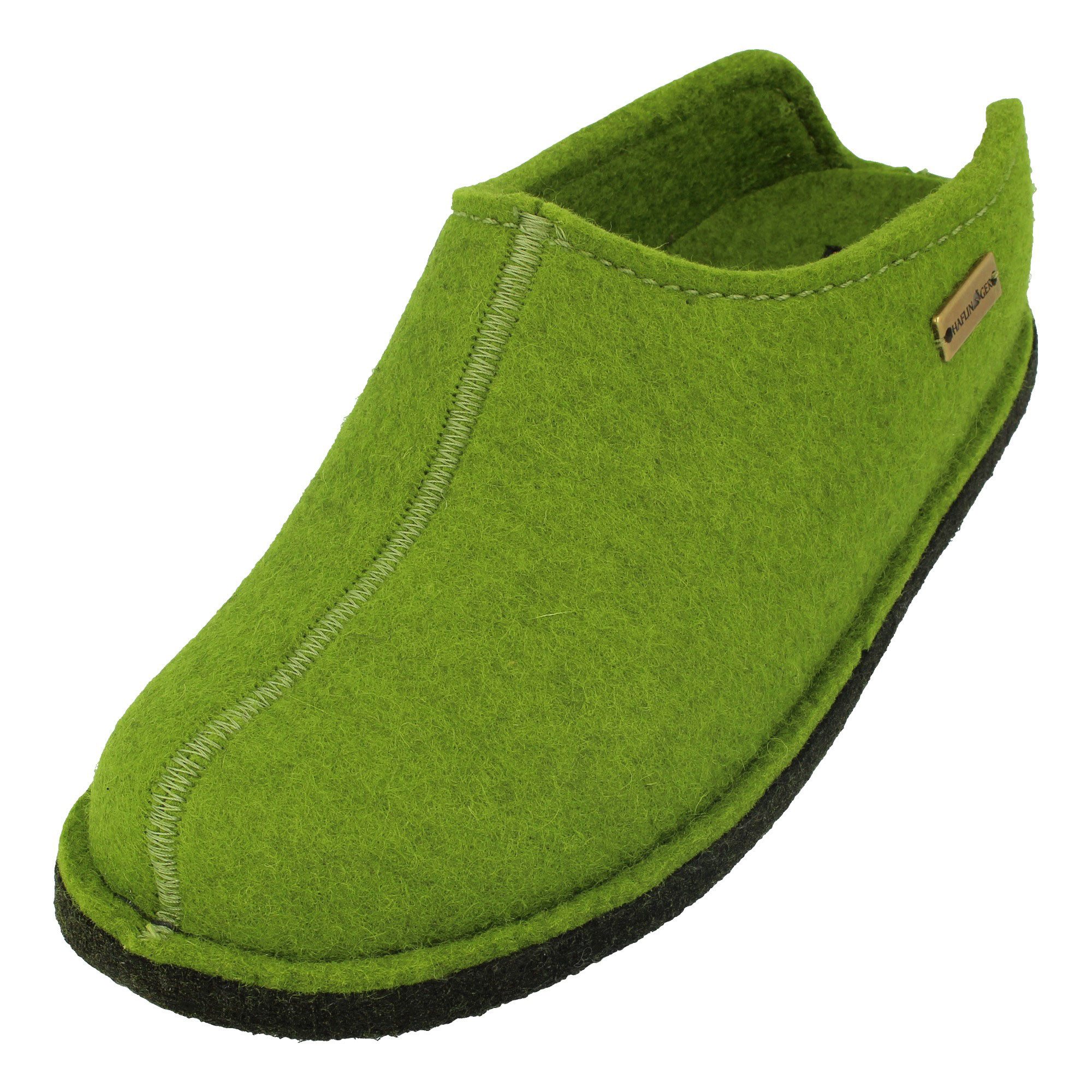 Haflinger Flair Smily Filzpantoffeln aus Wollfilz Hausschuh Unisex Hausschuh