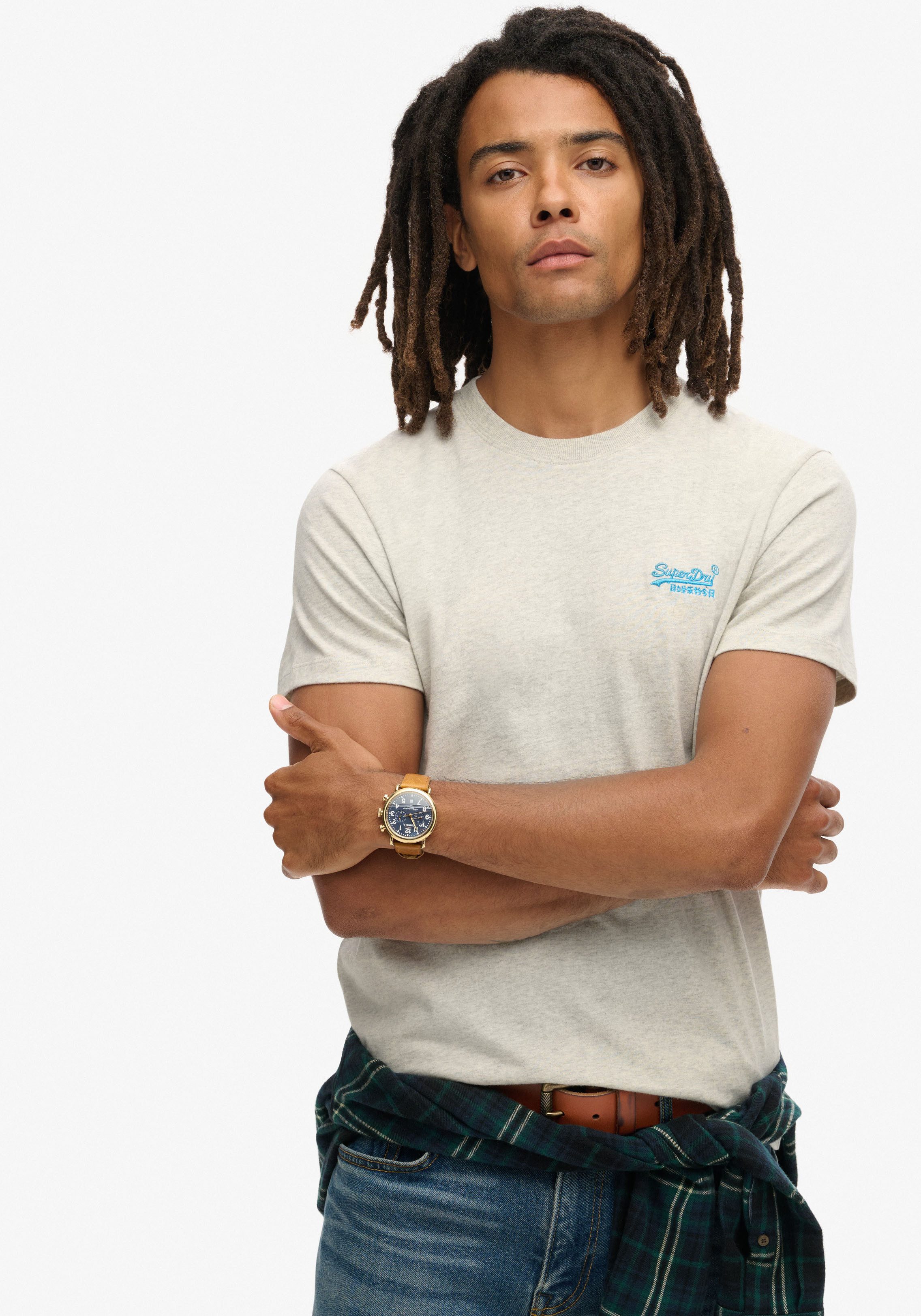 Superdry Rundhalsshirt ESSENTIAL LOGO EMB TEE günstig online kaufen