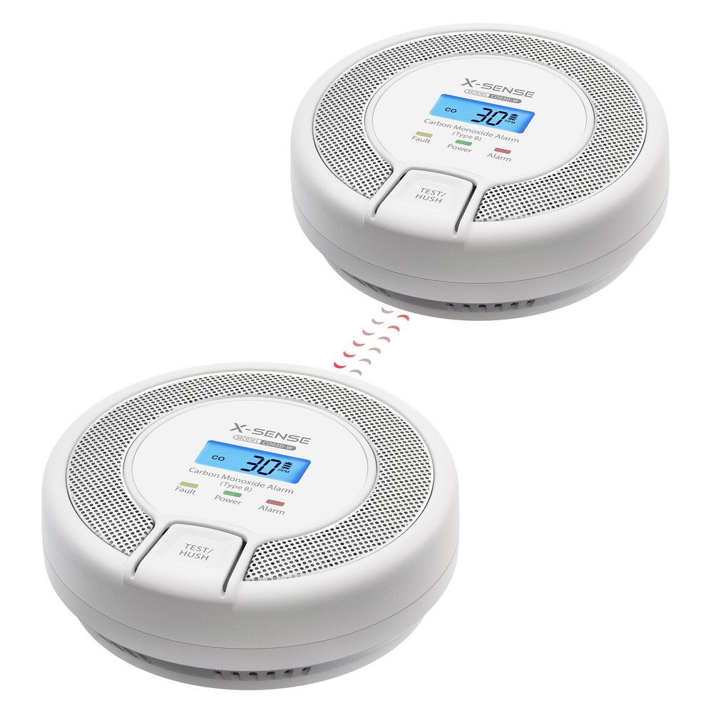 X-SENSE X-Sense CO03D-W Rauchwarnmelder batteriebetrieben Rauchmelder
