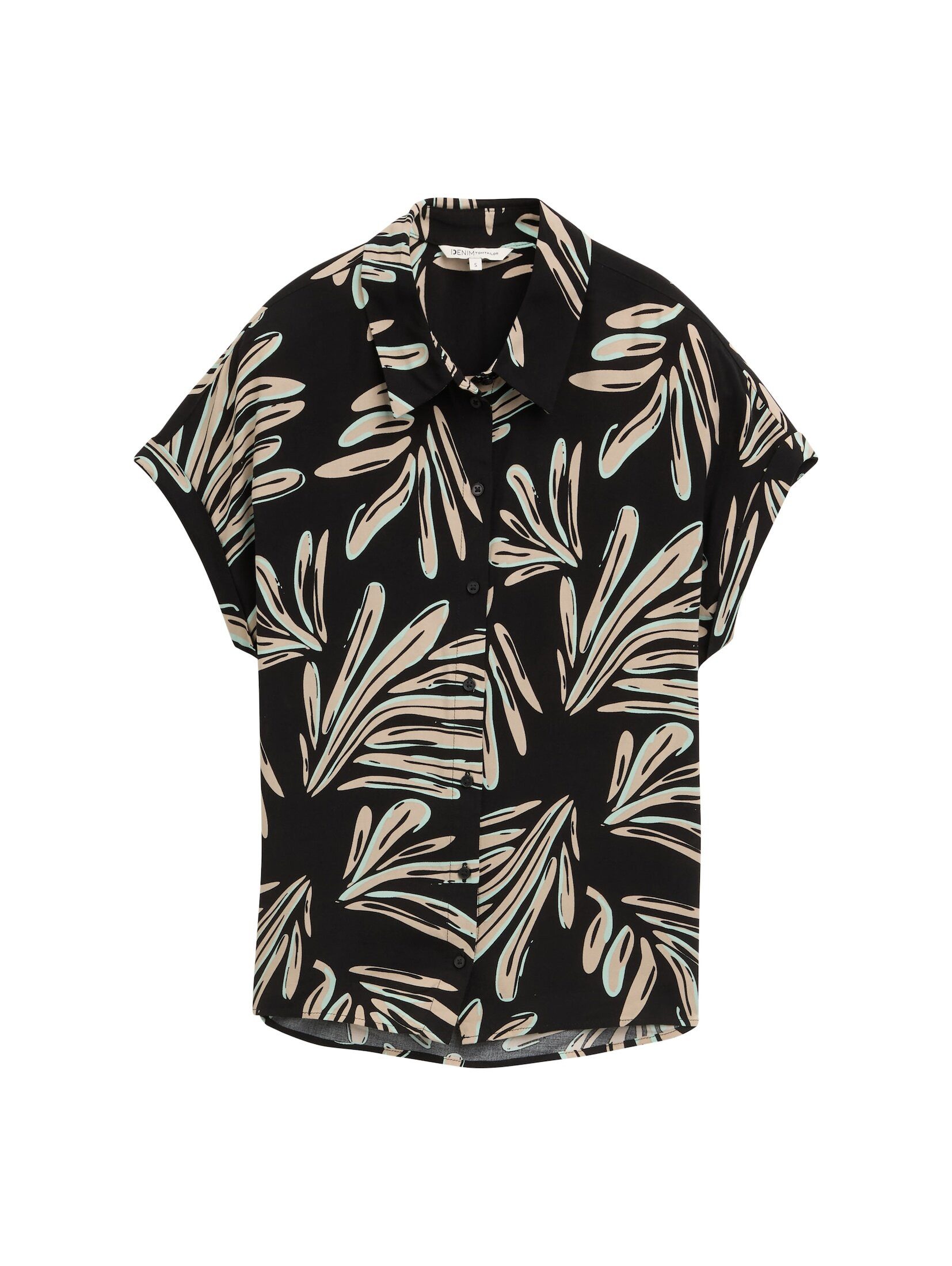 TOM TAILOR Denim Kurzarmbluse Bluse aus günstig online kaufen