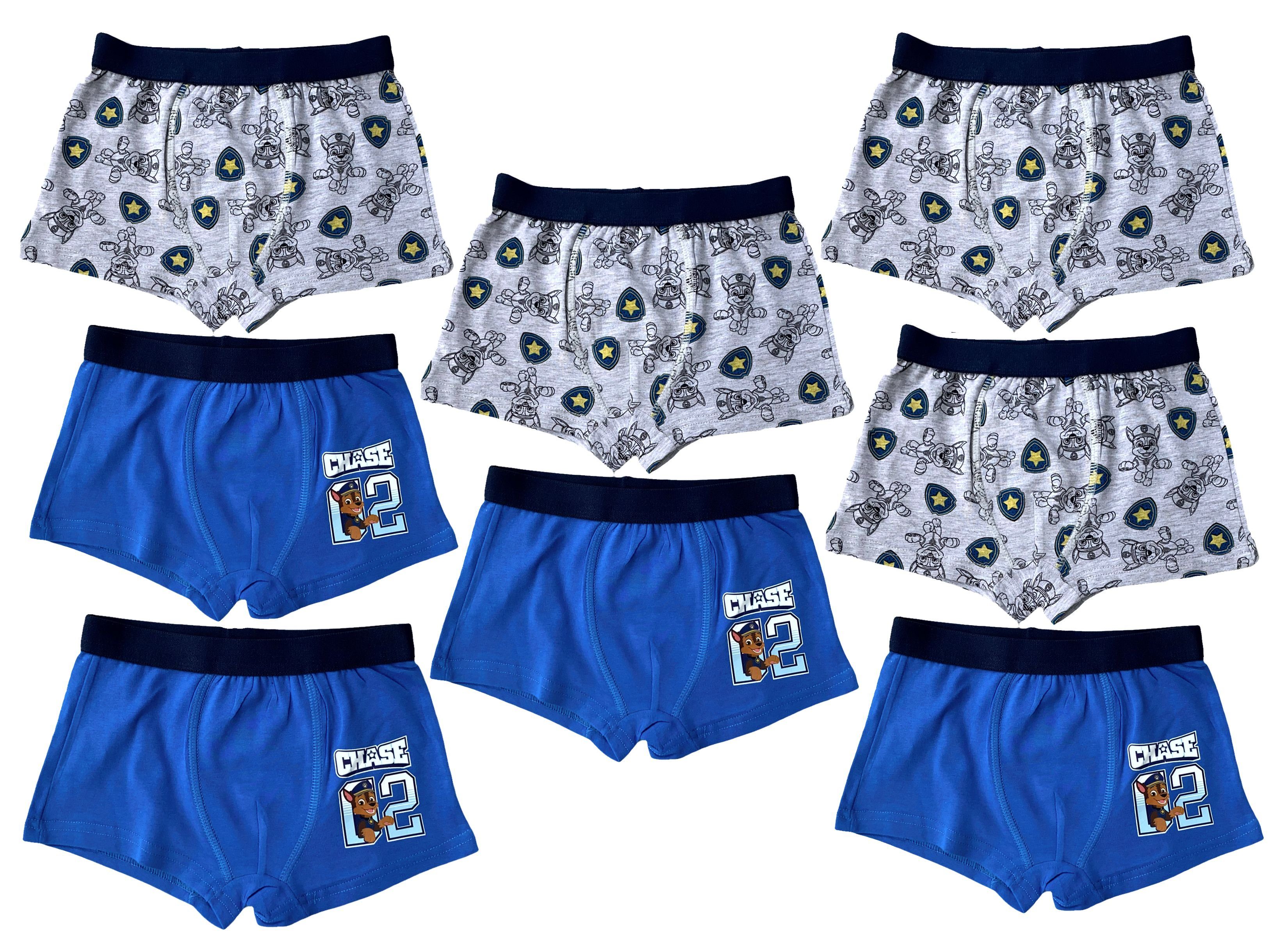 PAW PATROL Boxershorts 8X PAW Patrol Jungen Boxershorts Unterhosen MEGAPACK Set Kinderslips Schlüpfer Unterwäsche Gr.2 3 4 5 6 7 8 Jahre 98 104 110 116 128