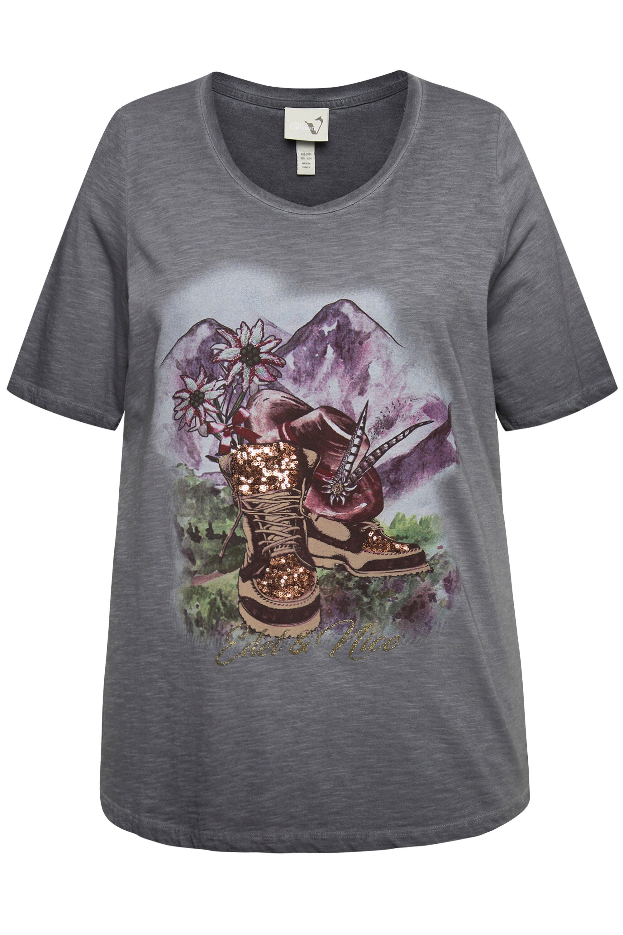 Ulla Popken T-Shirt Shirt Stiefel Classic günstig online kaufen