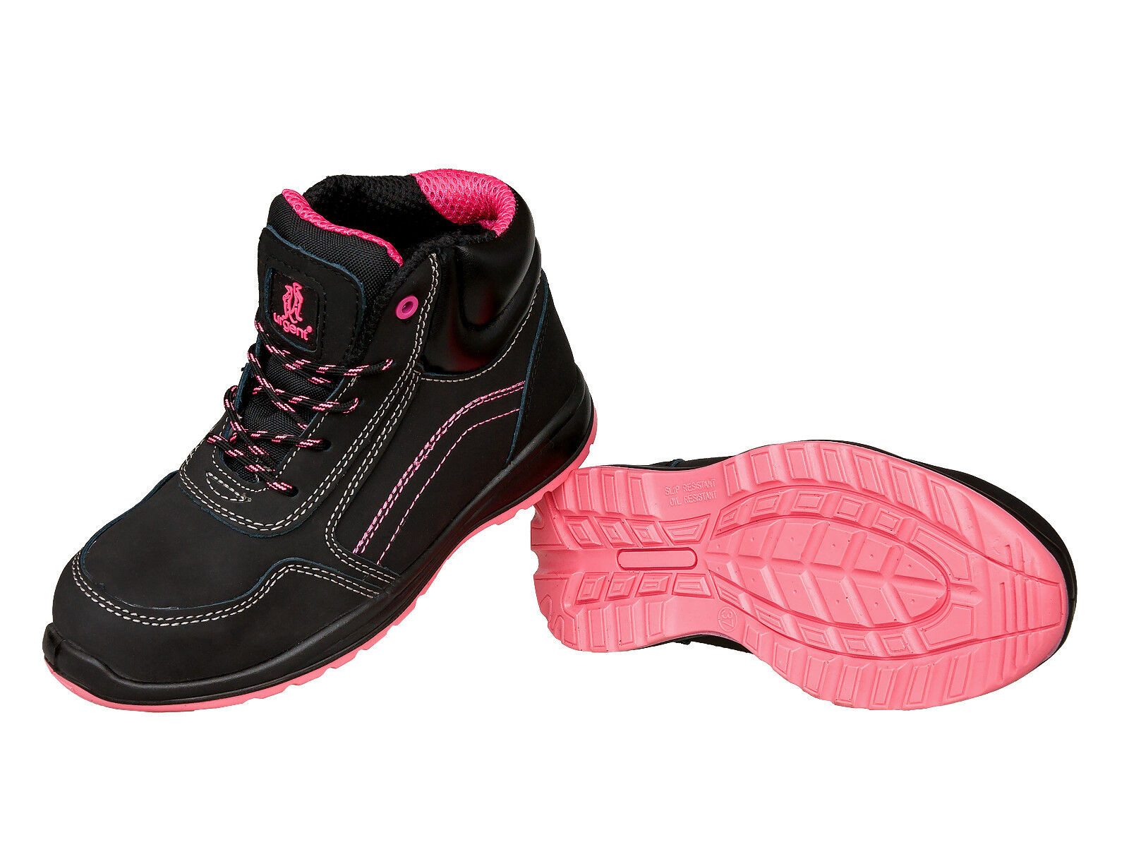 Urgent Damen Arbeitsstiefel Sicherheitsstiefel Schutzschuhe S1 Arbeitsschuh