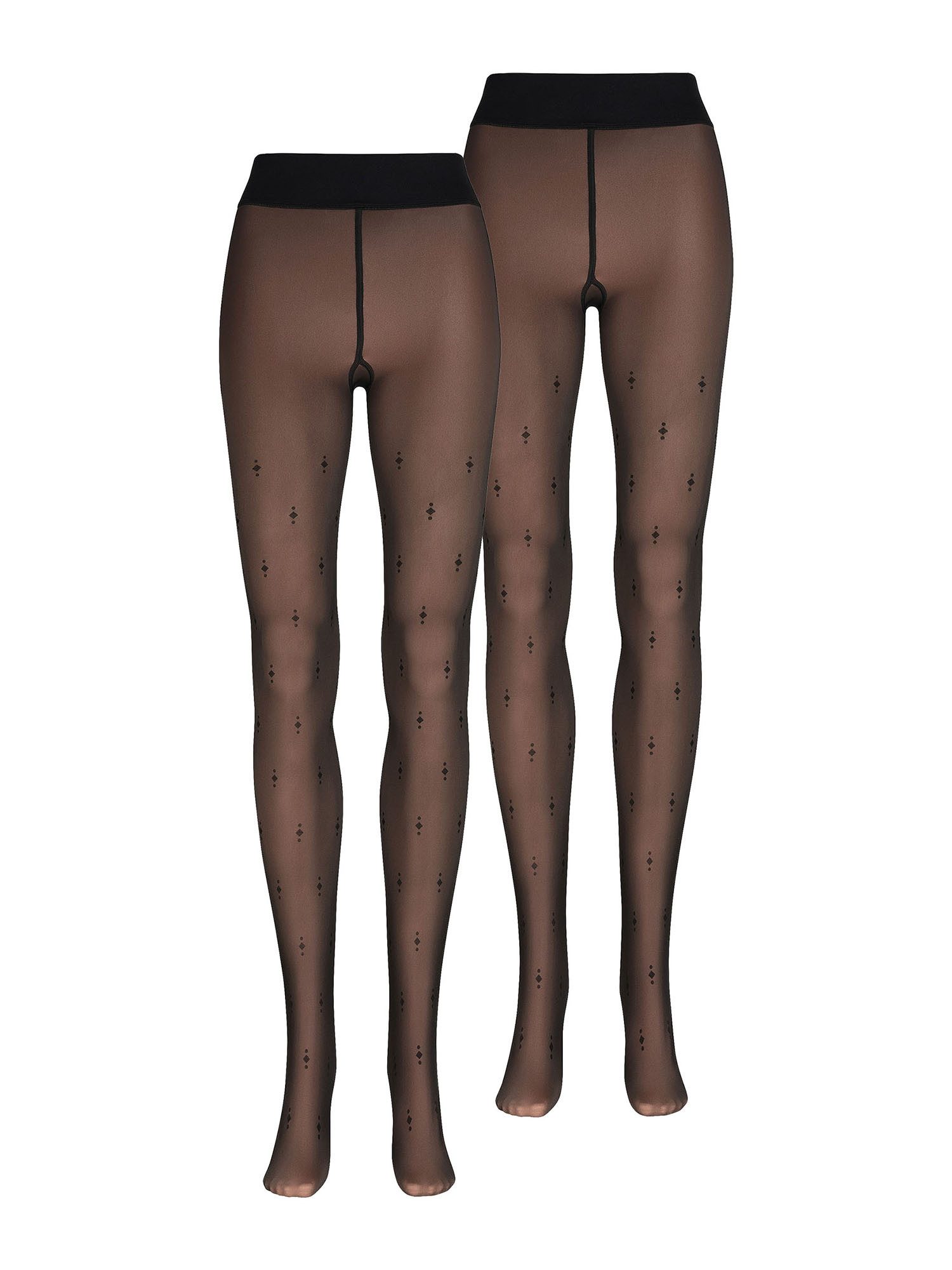 Nur Die Feinstrumpfhose Warm & Transparent Innenplüsch Prints (2 St) Transparente Strumpfhose, Nylon Strumpfhose, Feine Tights