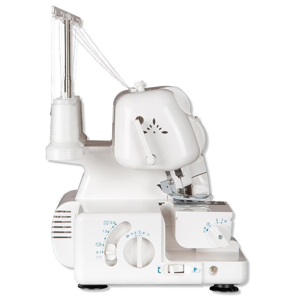 Gritzner Overlock-Nähmaschine GRITZNER 788 Overlock LED Version Black&White Edition mit Overlockgarn