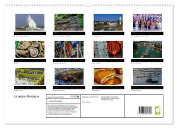 CALVENDO Wandkalender La région Bretagne (Calendrier supérieur 2023 DIN A2 horizontal)