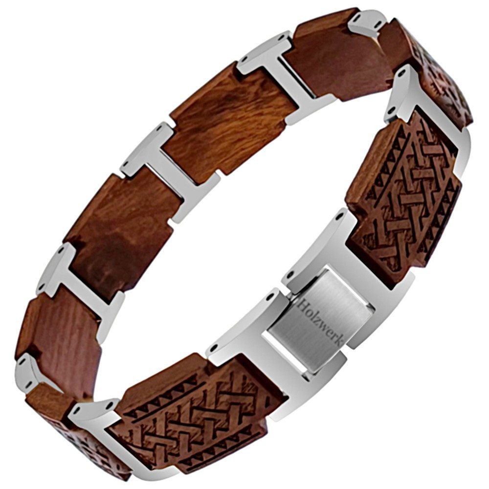Holzwerk Gliederarmband Designer Holz Armband, Navaho Armkette, Holz Unikat günstig online kaufen