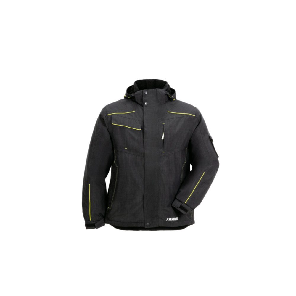 Arbeitshose Neon Jacke Outdoor grau/grün Größe XXL