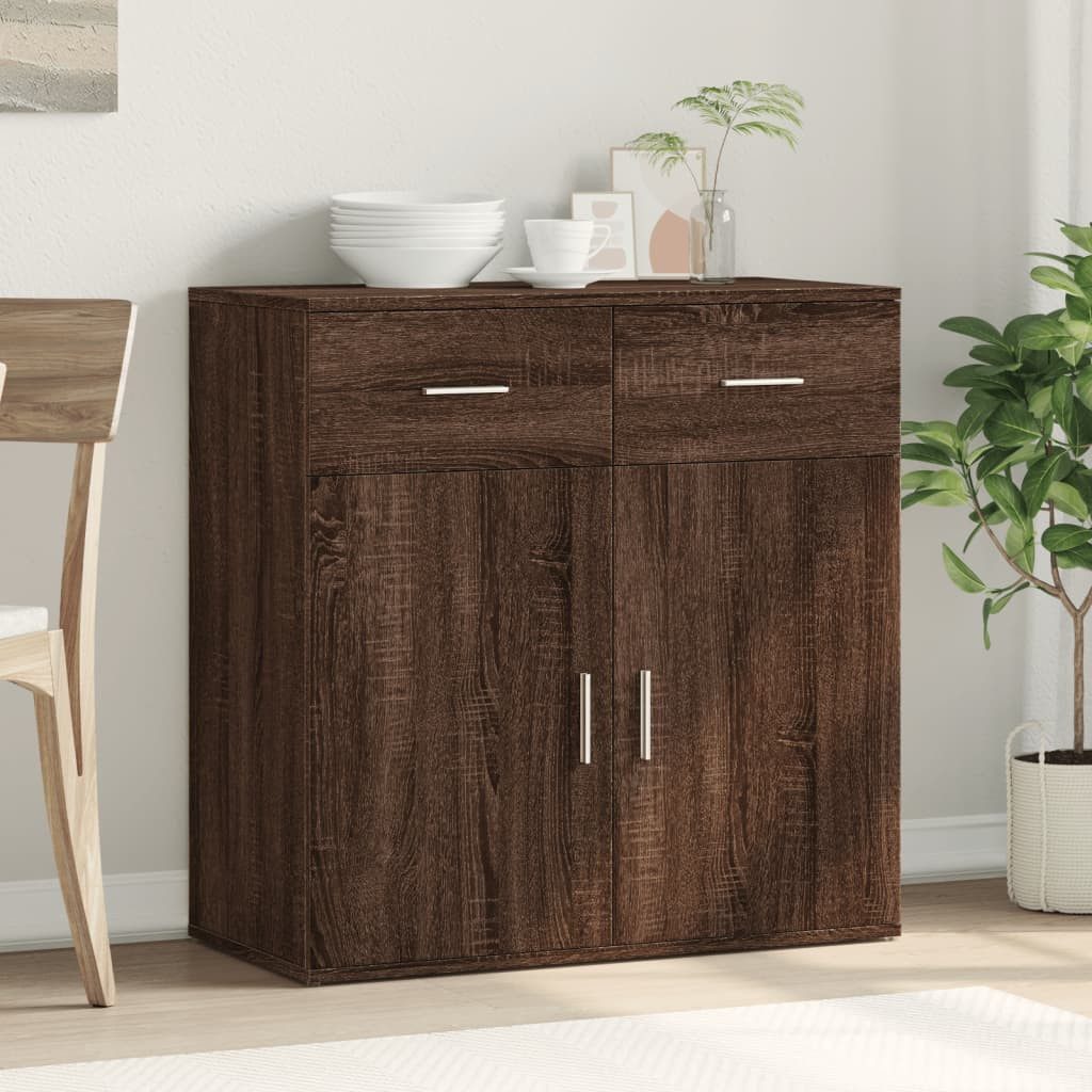 vidaXL Sideboard Sideboard Braun Eichen-Optik 79x38x80 günstig online kaufen