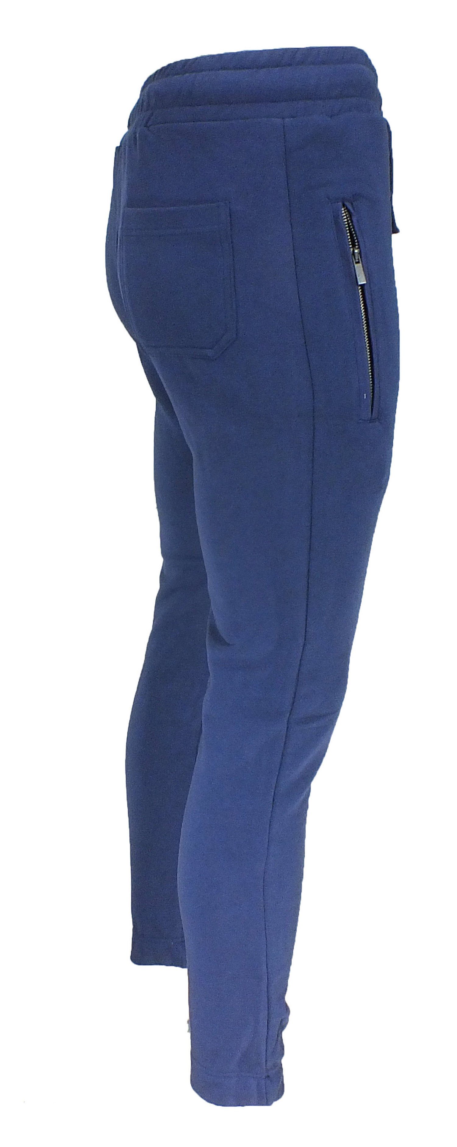 Kitaro Jogginghose Größen große (1-tlg) Herren auch blue indigo Jogginghose Homewear Kitaro