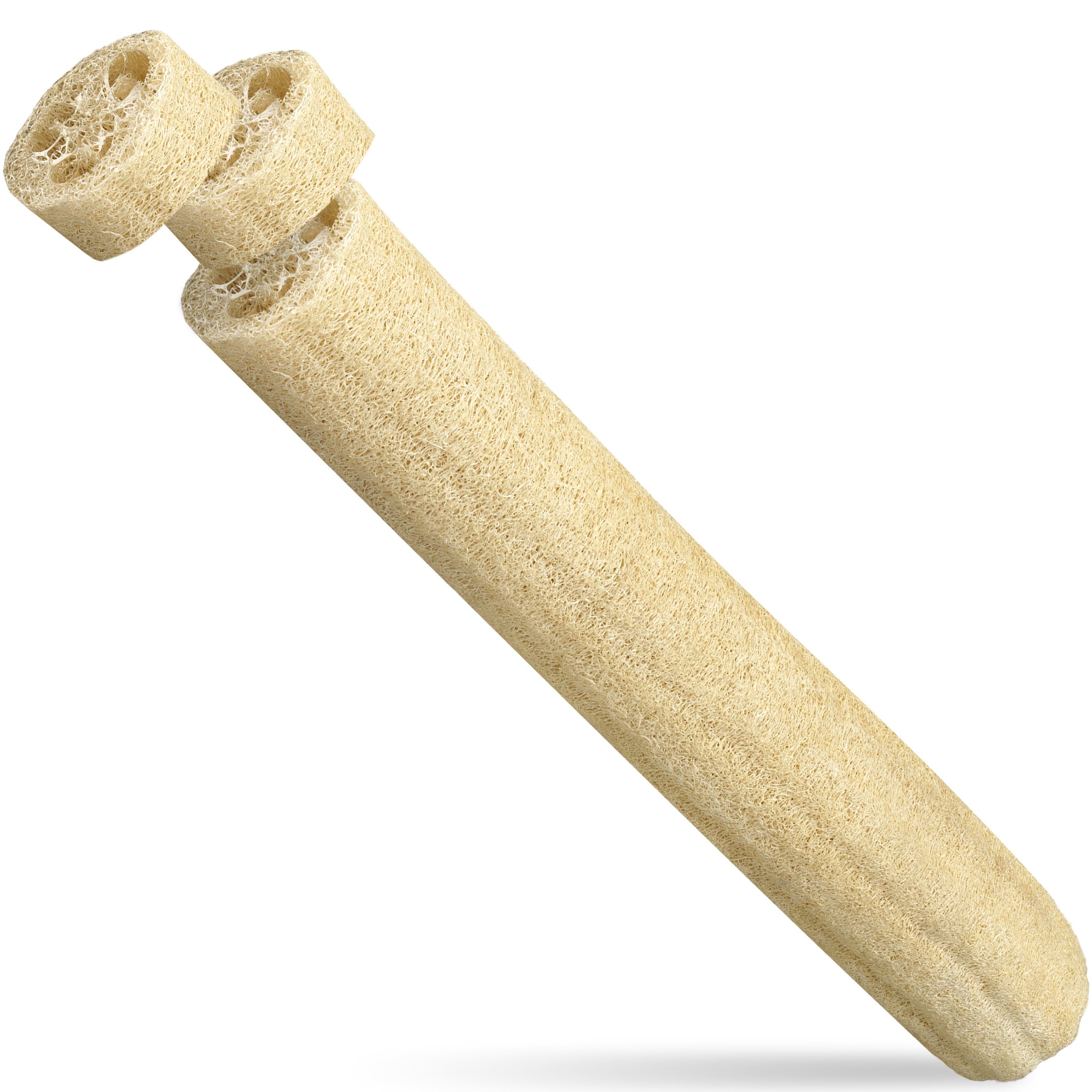 Loofah Moments Bastelnaturmaterial Luffaschwamm ungebleicht, 44cm Durchmesser ca. 6-9cm, vegan