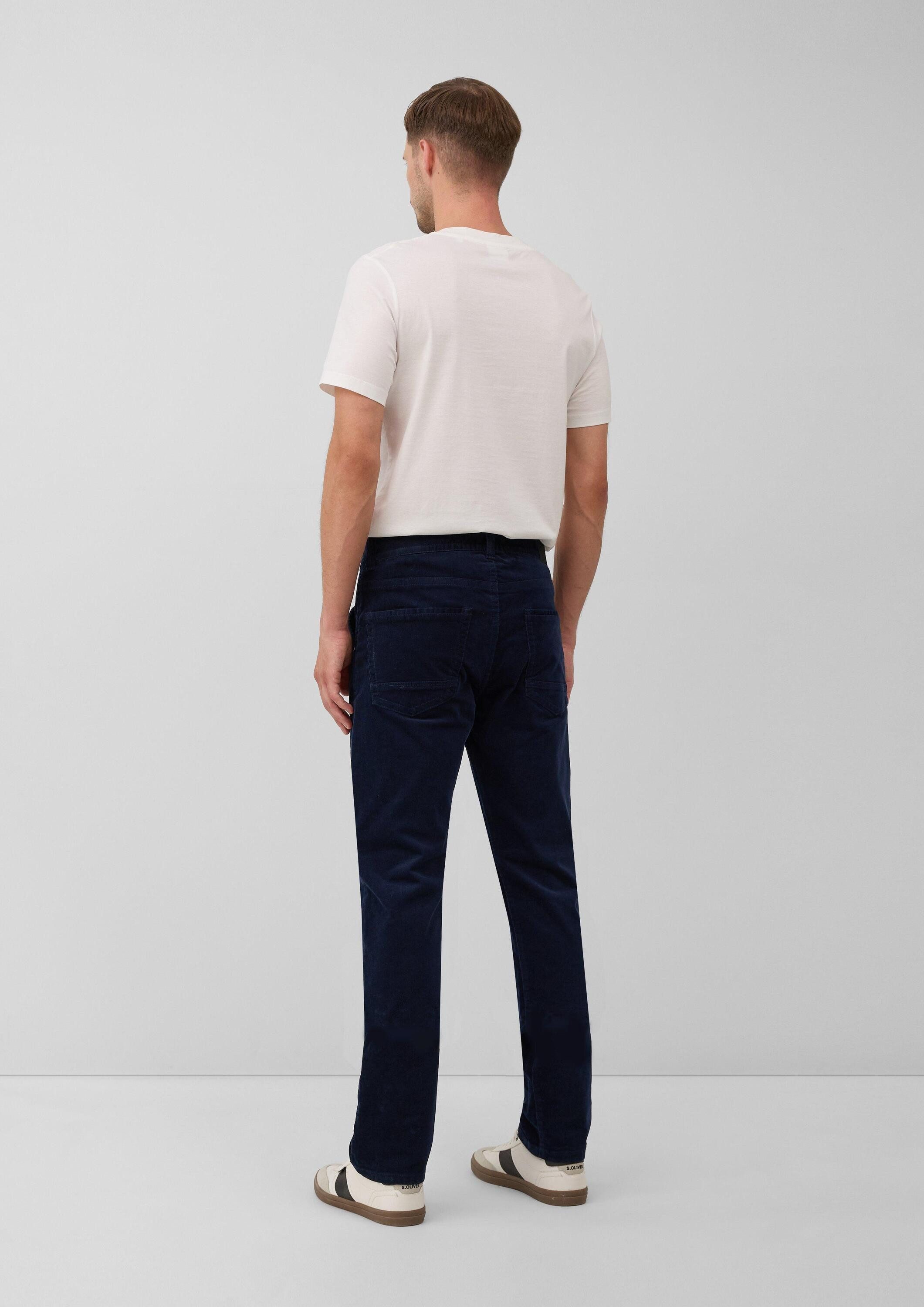 s.Oliver Chinos Hose Cordhose im Regular Fit aus Baumwollstretch