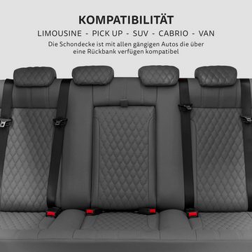 Bestlivings Tier-Autodecke AD-31229, Autoschondecke für den Rücksitz, Hundedecke für Auto SUV Van