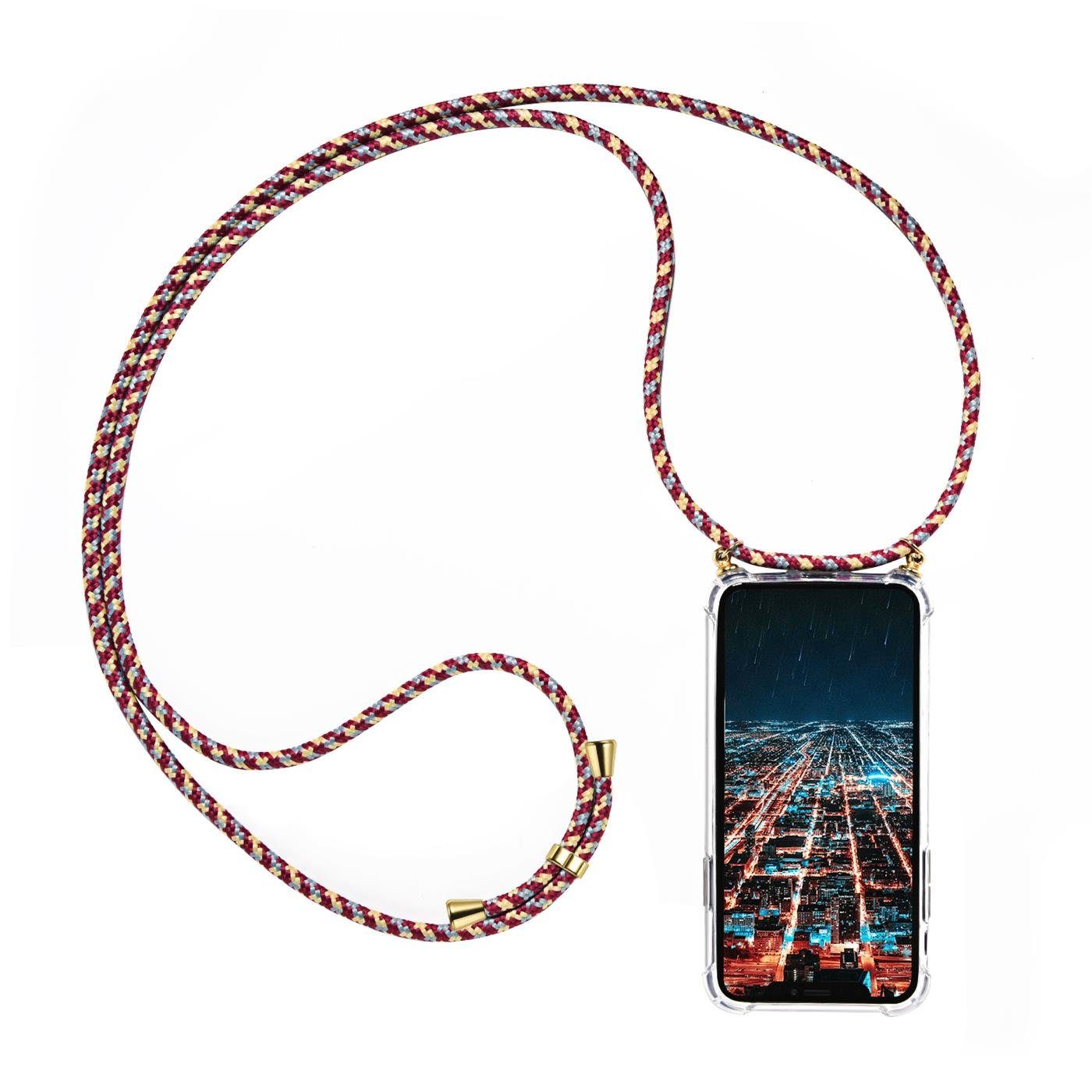 CoolGadget Handykette Handyhülle mit Handyband für Samsung Galaxy A51 6,5 Zoll, Case zum Umhängen Kette Halsband Kordel mit Hülle für Samsung A51