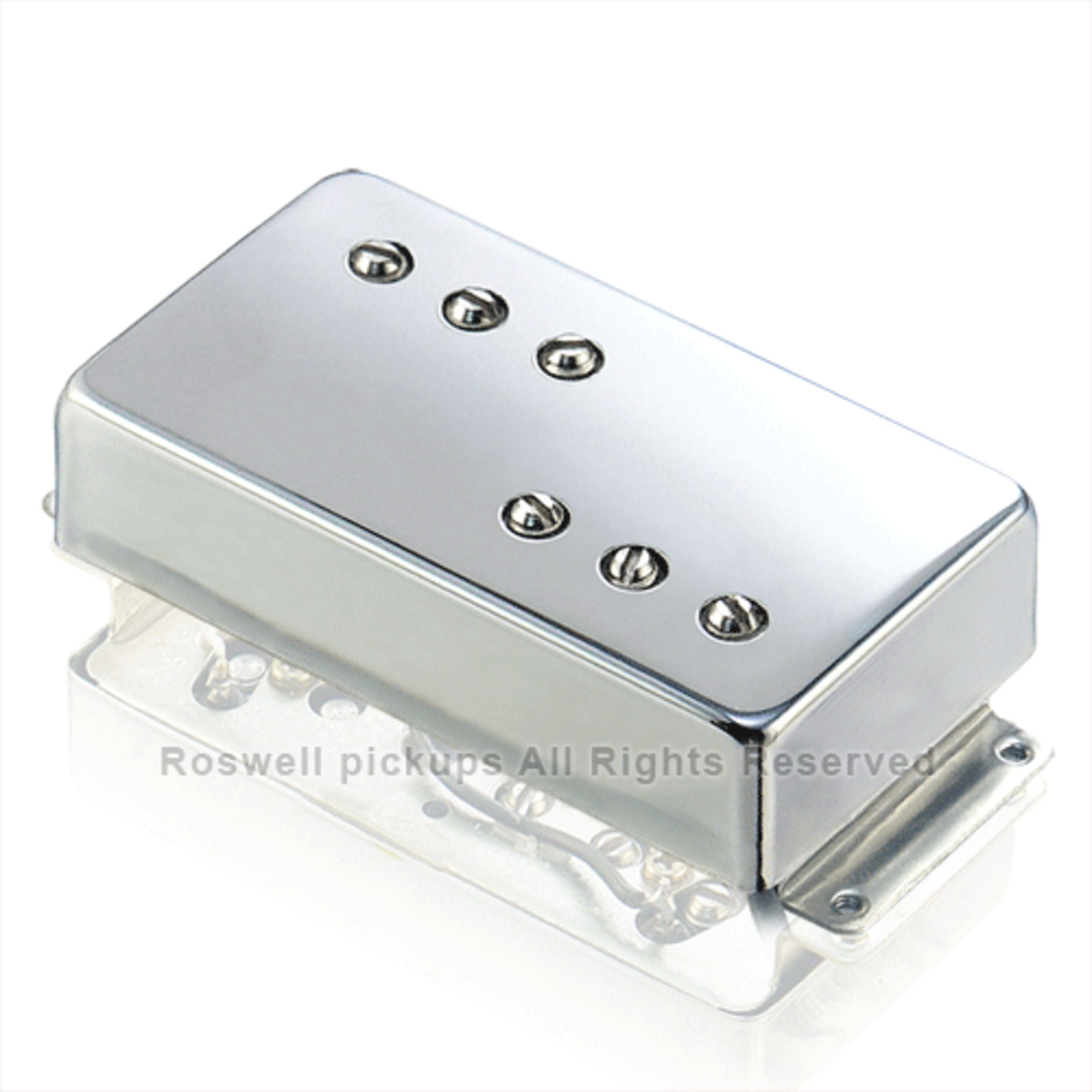 Roswell Pickups Tonabnehmer, (E-Gitarre Tonabnehmer, Humbucker), WDR10 Humbucker Chrome - Humbucker Tonabnehmer für Gitarren
