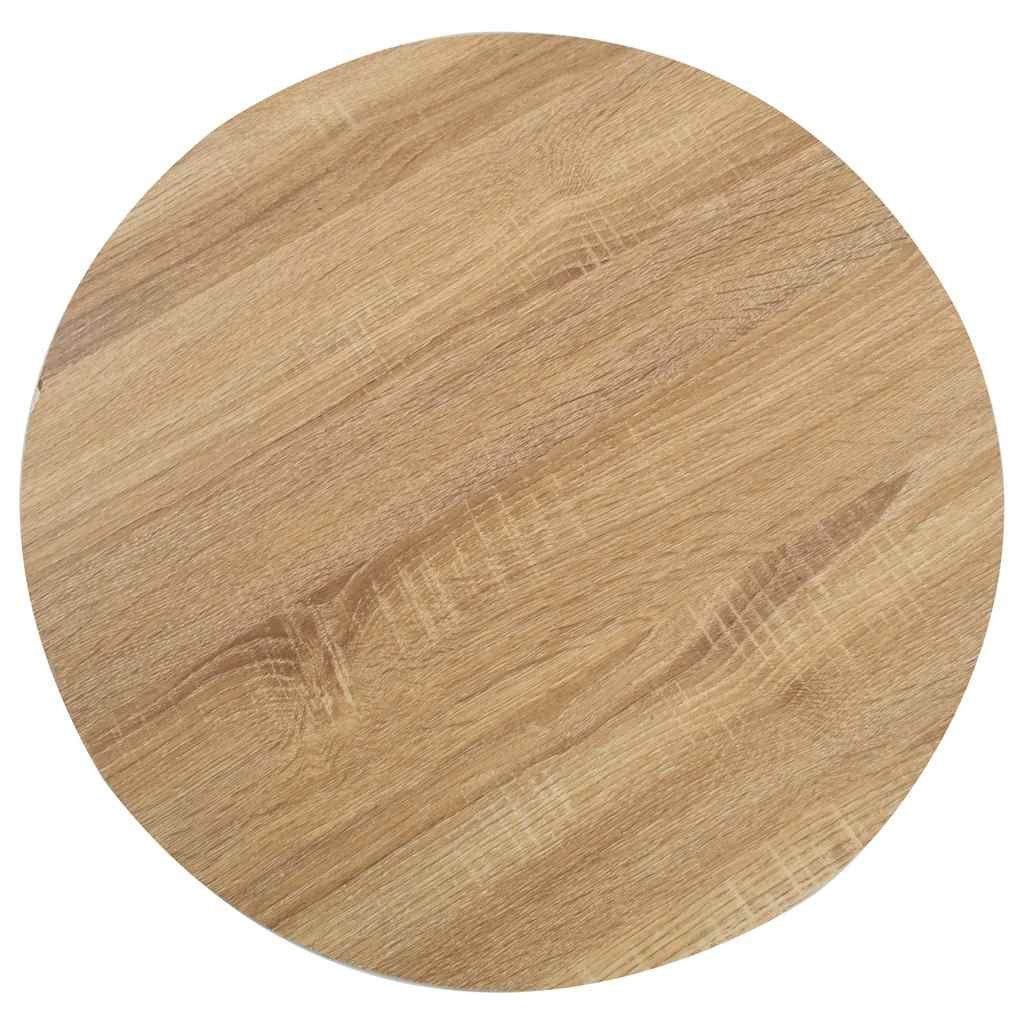 vidaXL Esstisch Bistrotisch Hellbraun 60 cm MDF (1-St)