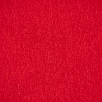 SCHÖNER LEBEN. Stoff Kreativstoff Filz 1,5mm Stärke einfarbig rot 90cm Breite