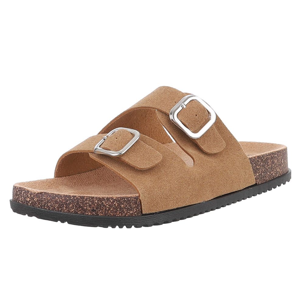 Ital-Design Damen Mules Freizeit Plateausandaletten günstig online kaufen