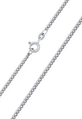 JEVELION Kreuzkette Kreuzanhänger Weißgold - Made in Germany (Weißgold Anhänger, für Damen und Kinder), Mit Kette Sterlingsilber - Länge wählbar 36 - 70 cm oder ohne Kette.