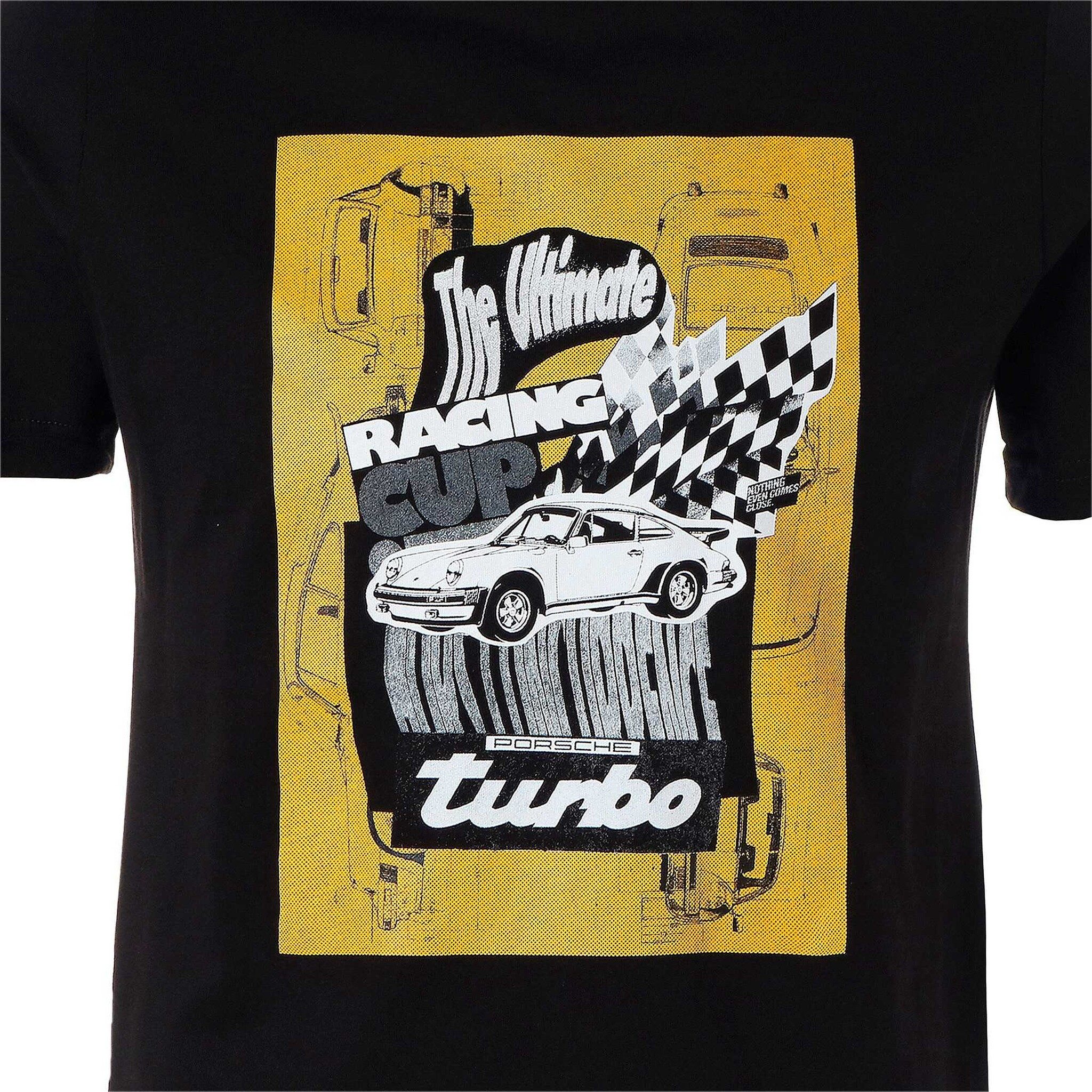 Porsche Motorsport T-Shirt Porsche Legacy Puma T-Shirt "Turbo Graphic" - schwarz