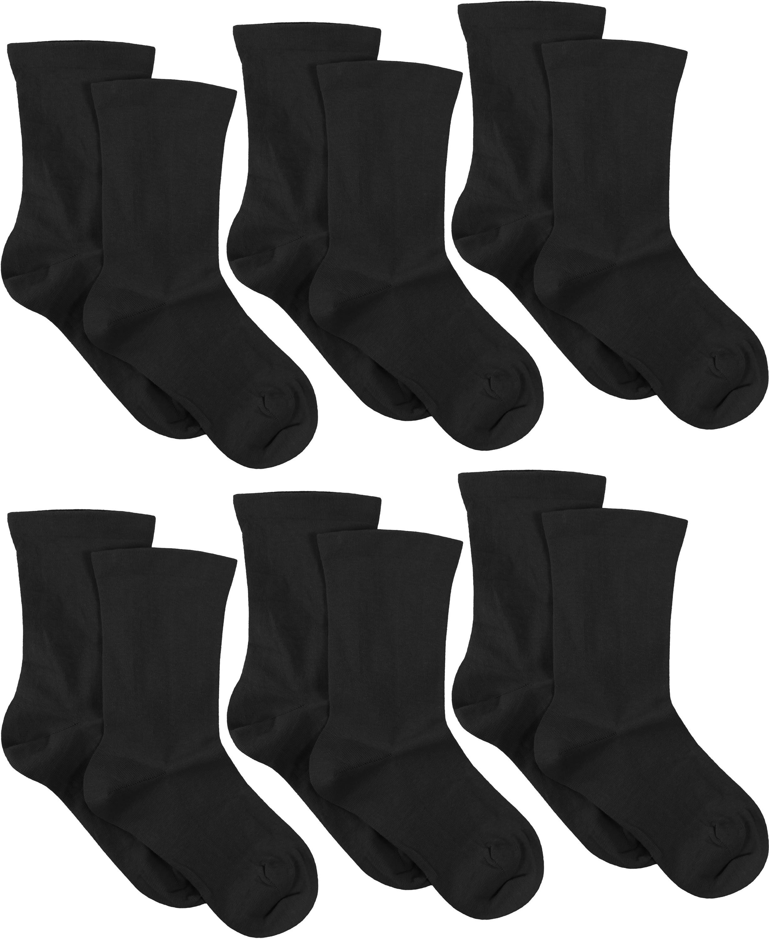 normani Diabetikersocken 6 Paar Gesundheitssocken mit Komfortbund (6 Paar) ohne einschneidendes Bündchen – Bild 2 von 4