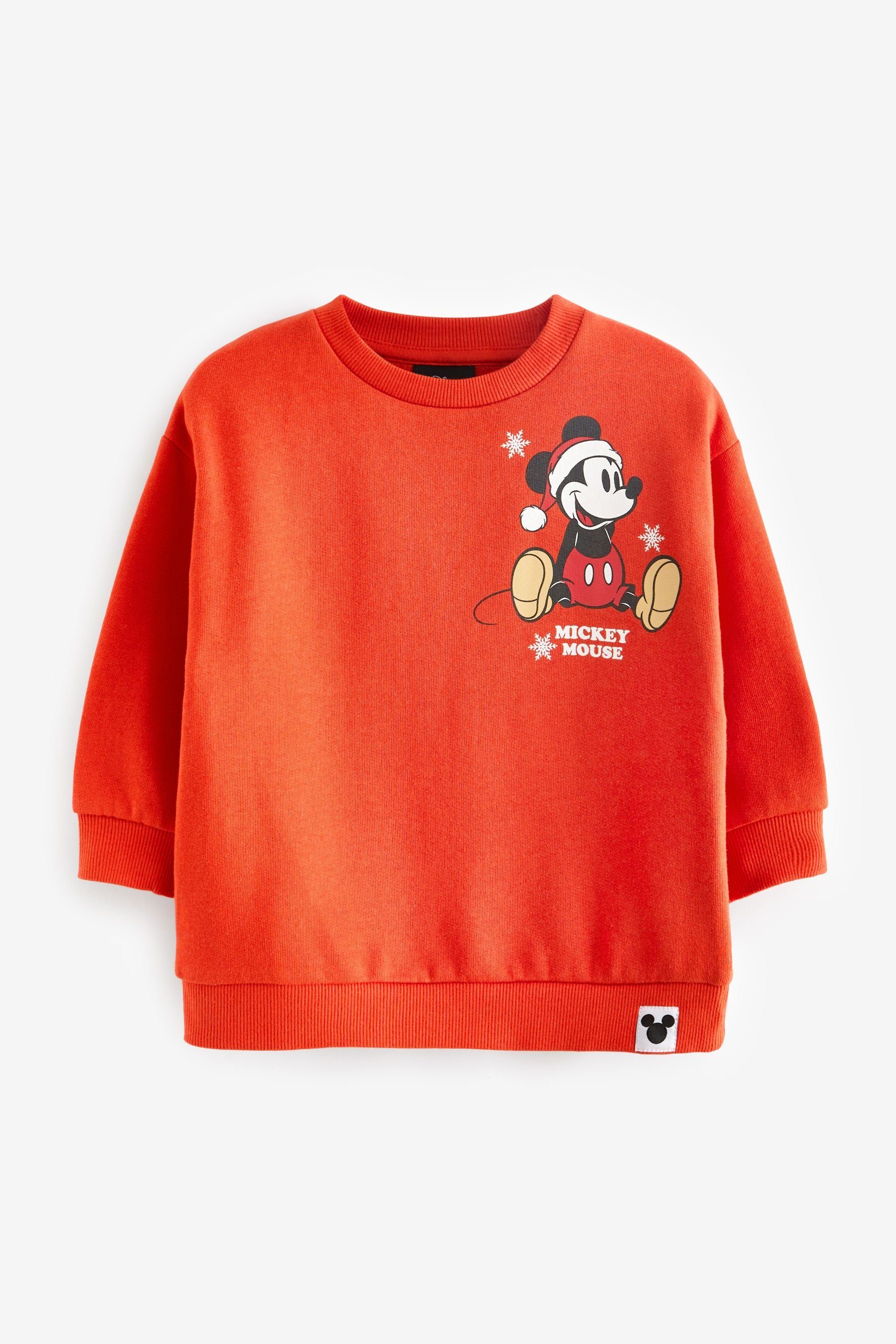 Next Sweatshirt Micky Maus Weihnachtspullover aus Jersey (1-tlg)