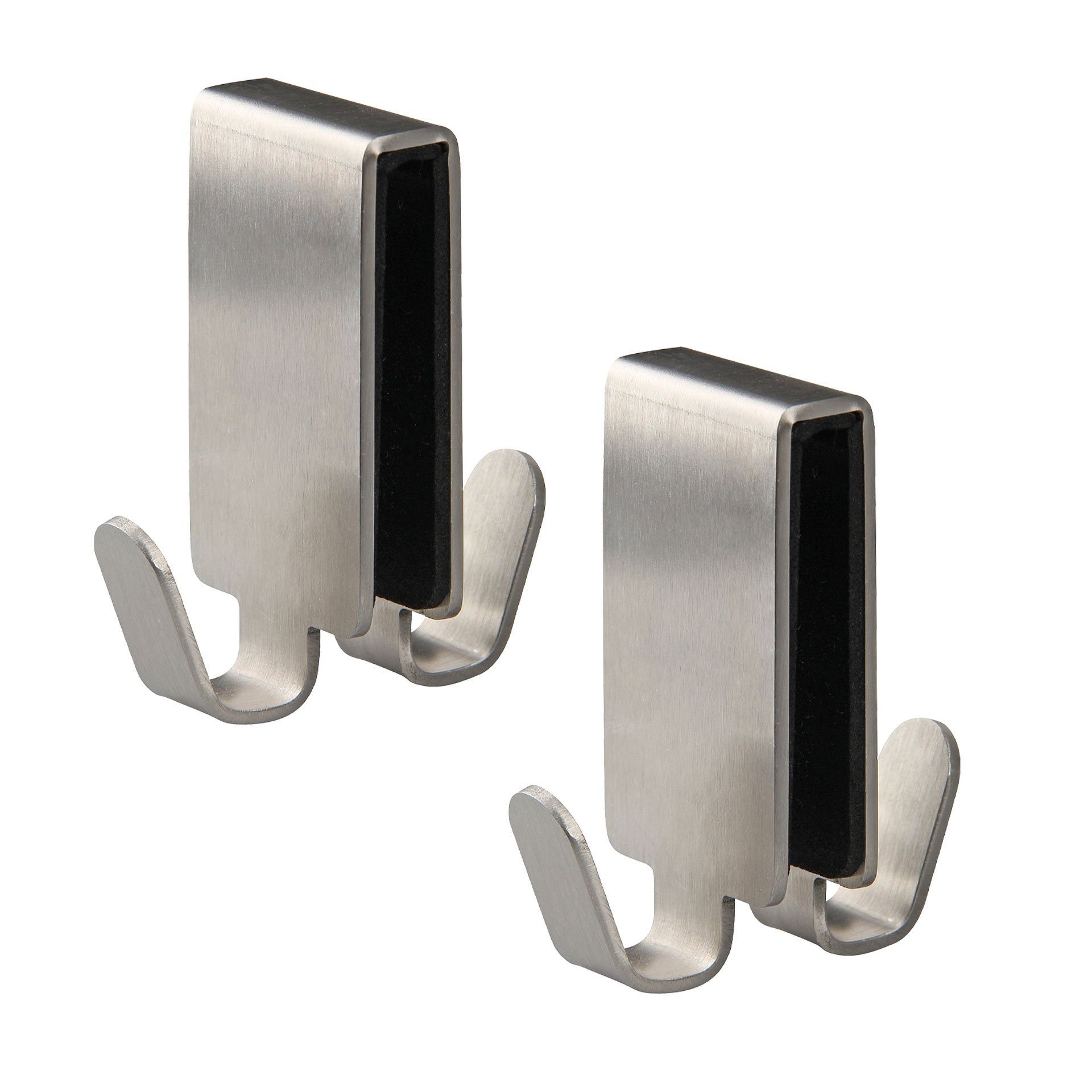 FACKELMANN Handtuchhalter Doppelhaken, Handtuchhalter, Edelstahlhaken, Bade günstig online kaufen