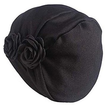 Rnemitery Beanie 3 Stück Baumwolle Chemo-Turbane Schlafmütze Beanie Mütze für Frauen (3-St)