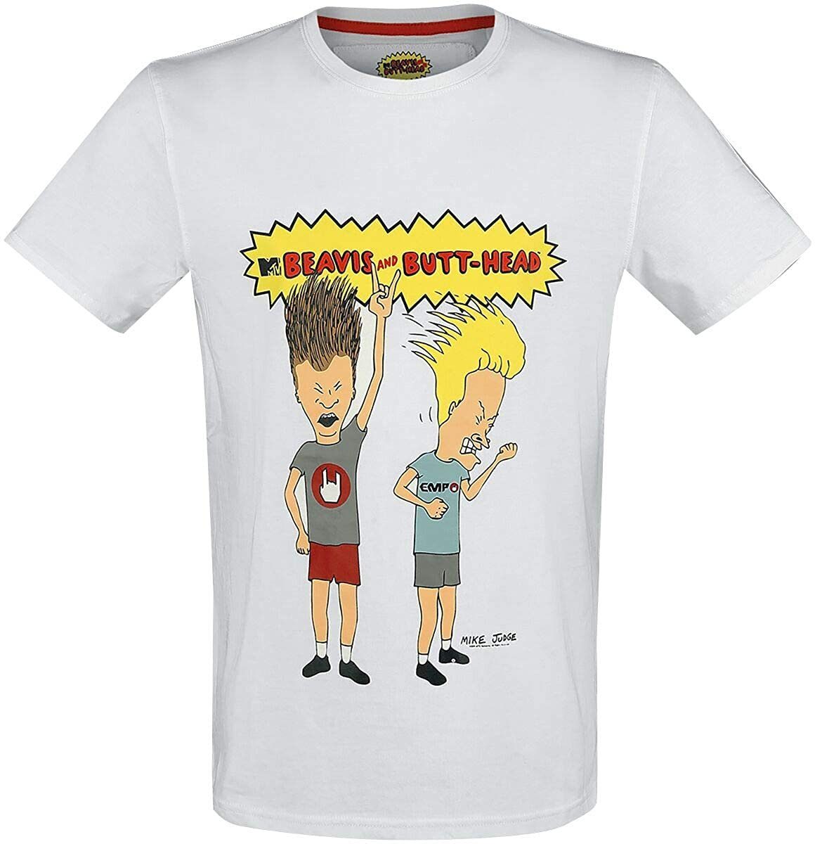 BEAVIS and BUTT-HEAD T-Shirt T-Shirt 'Angry' (Stück, 1-tlg., Stück) mit Frontprint