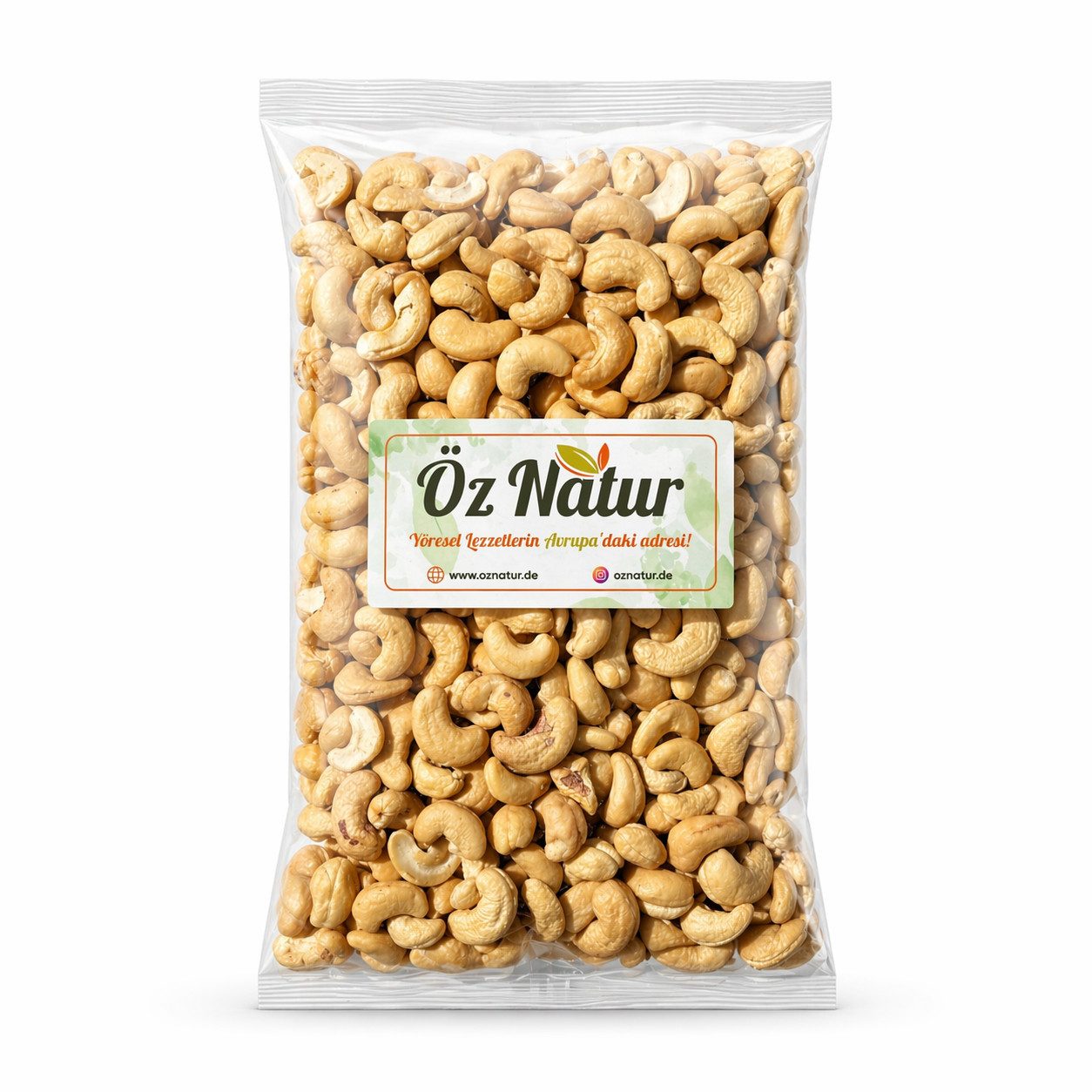 Öz Natur Kerne, Cashewkerne Naturbelassen (Ungeröstet&Ungesalzen) 800g
