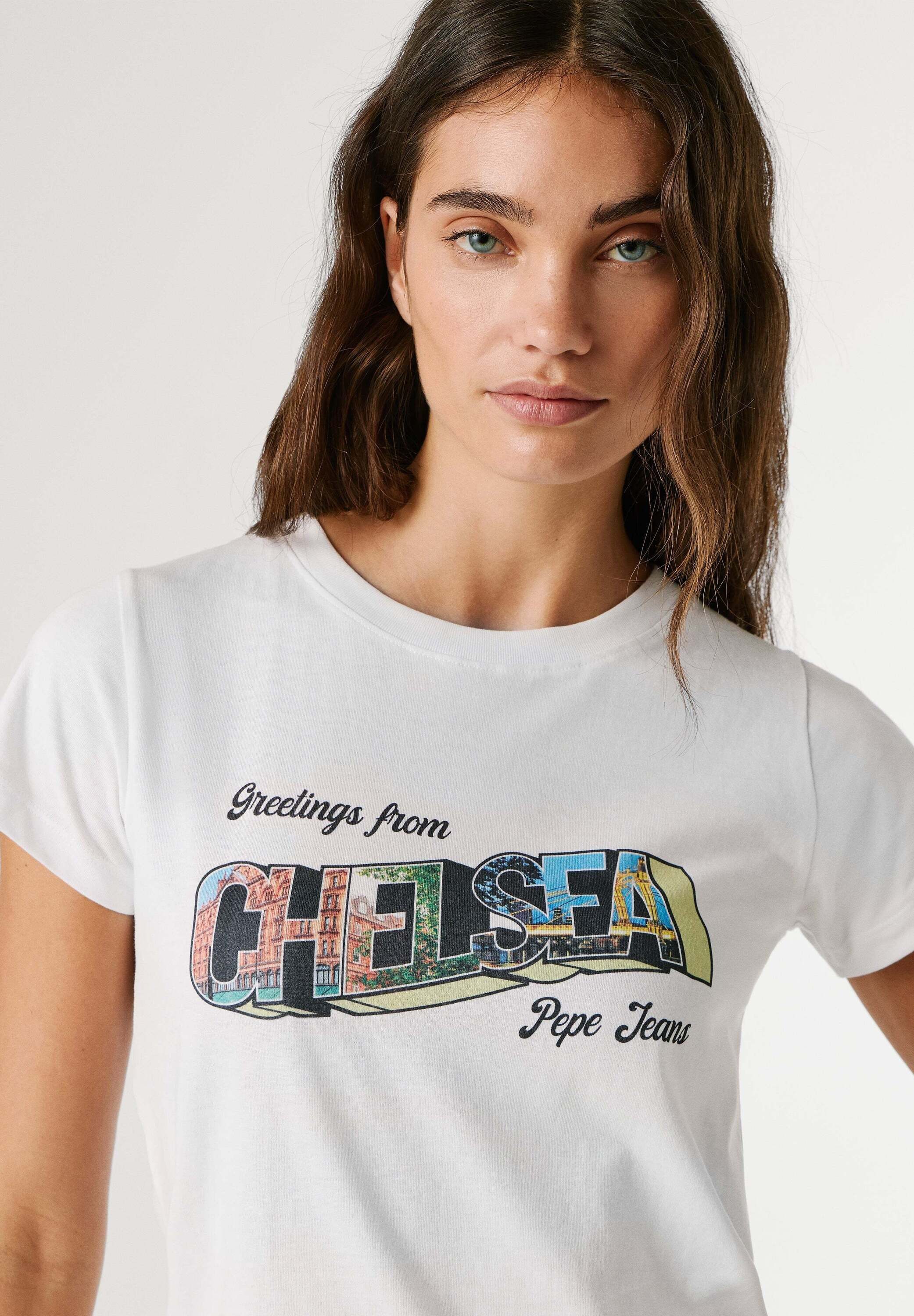 Pepe Jeans T-Shirt einfaches T-Shirt NELA – Bild 4 von 5