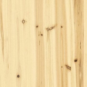 vidaXL Couchtisch Couchtisch 75x50x33,5 cm Massivholz Tanne (1-St)