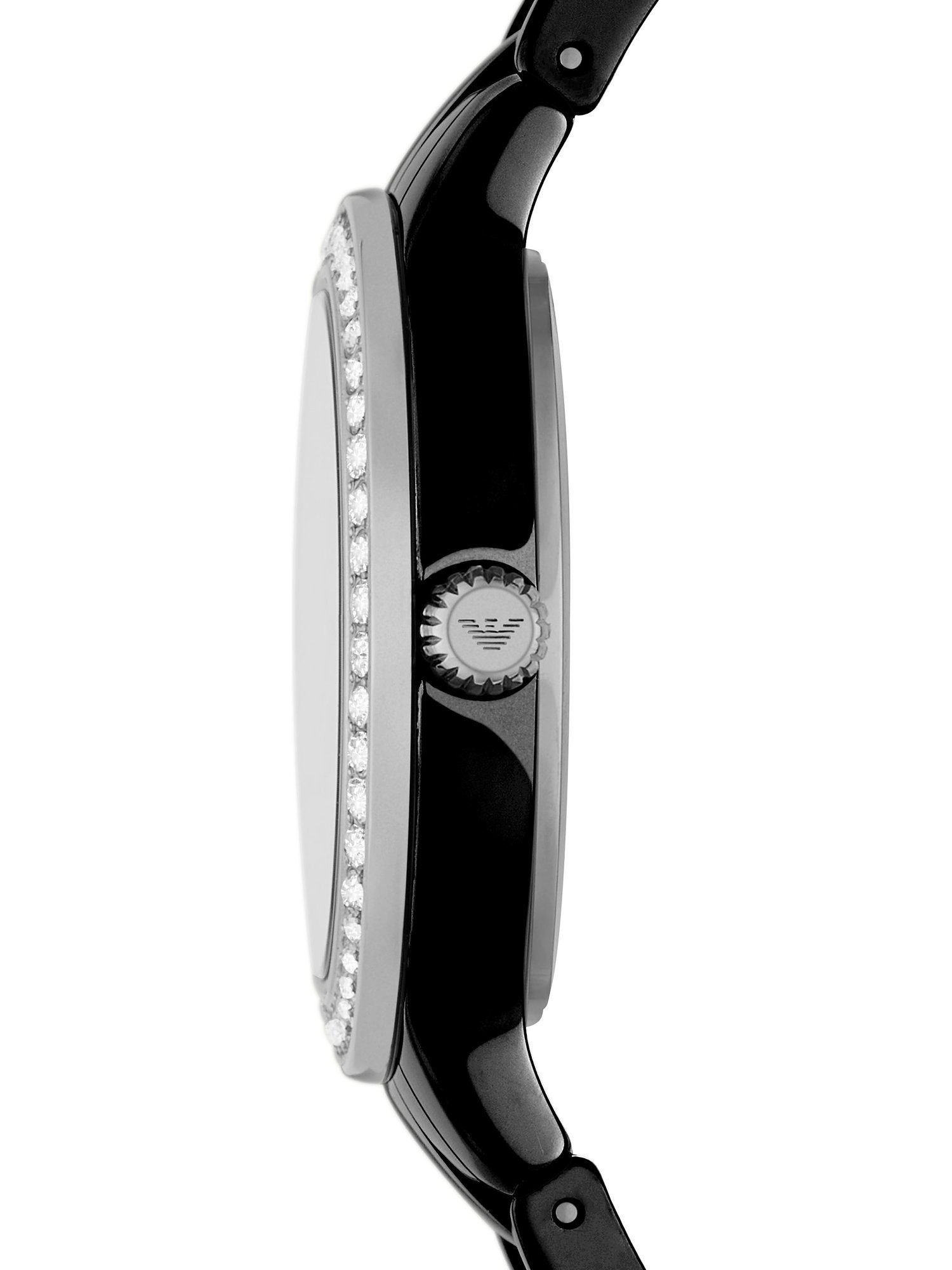 Emporio Armani Quarzuhr Emporio Armani Damen-Uhren Analog Quarz