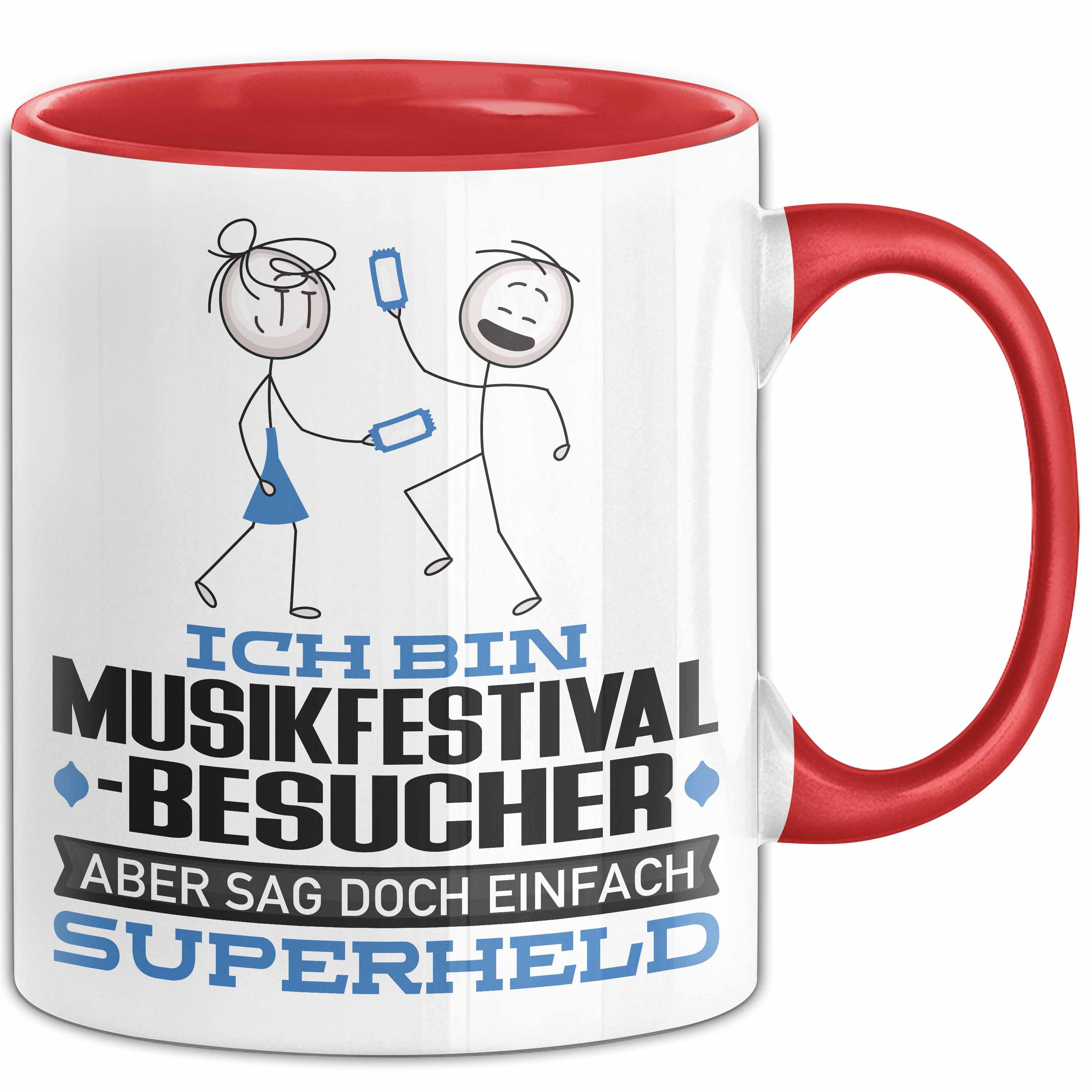Tasse Musikfestival-Besucher Geschenk Tasse Ich Bin Musikfestival-Besucher A