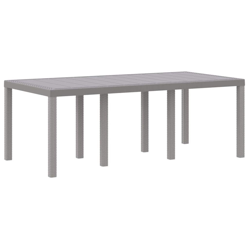 vidaXL Gartentisch Gartentisch Hellgrau 200 x günstig online kaufen