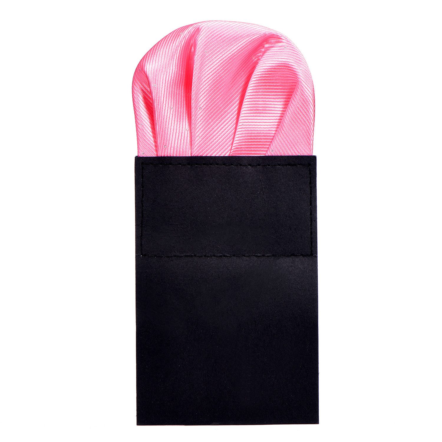 DonDon Einstecktuch DonDon Herren Einstecktuch vorgefaltet, (Packung, 1-St), vorgefaltet, mit Karton verstärkt, Seidenlook