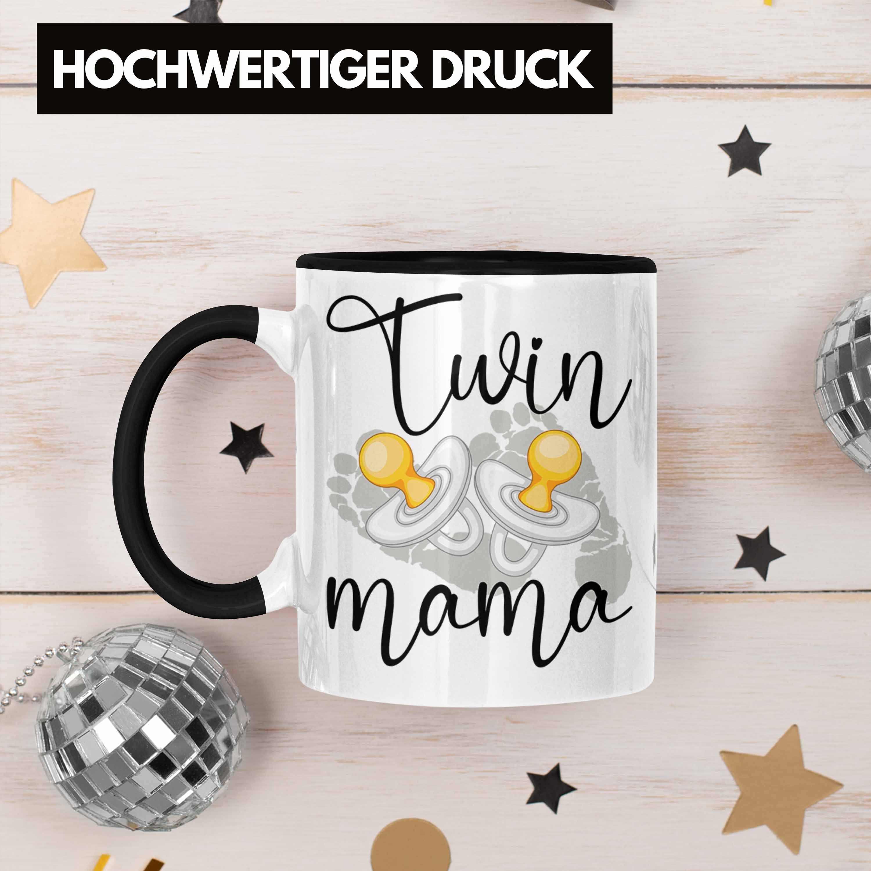 für Schwarz Mama" Trendation Tasse Zwillingen Geschenkidee von Mütter Zwillinge "Twin für Tasse