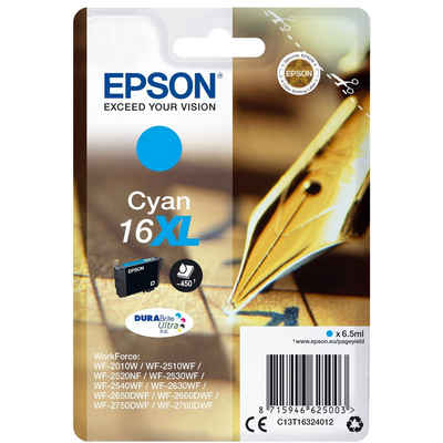 Epson »Tinte cyan 16XL (C13T16324012), DURABrite« Tintenpatrone
