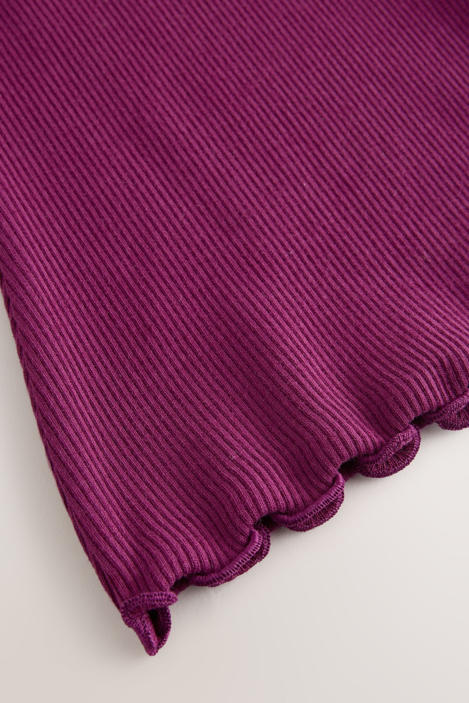 Next Leggings Gerippte Leggings mit Schlag (1-tlg) – Bild 5 von 5