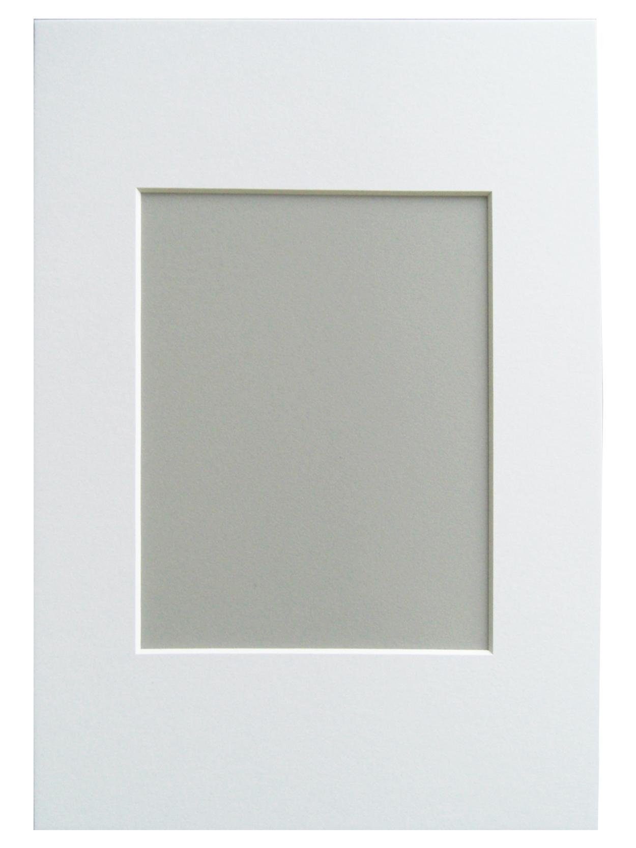 Walther Bilderrahmen PR 40x50/30x40 PA051S Passepartout polarweiss günstig online kaufen