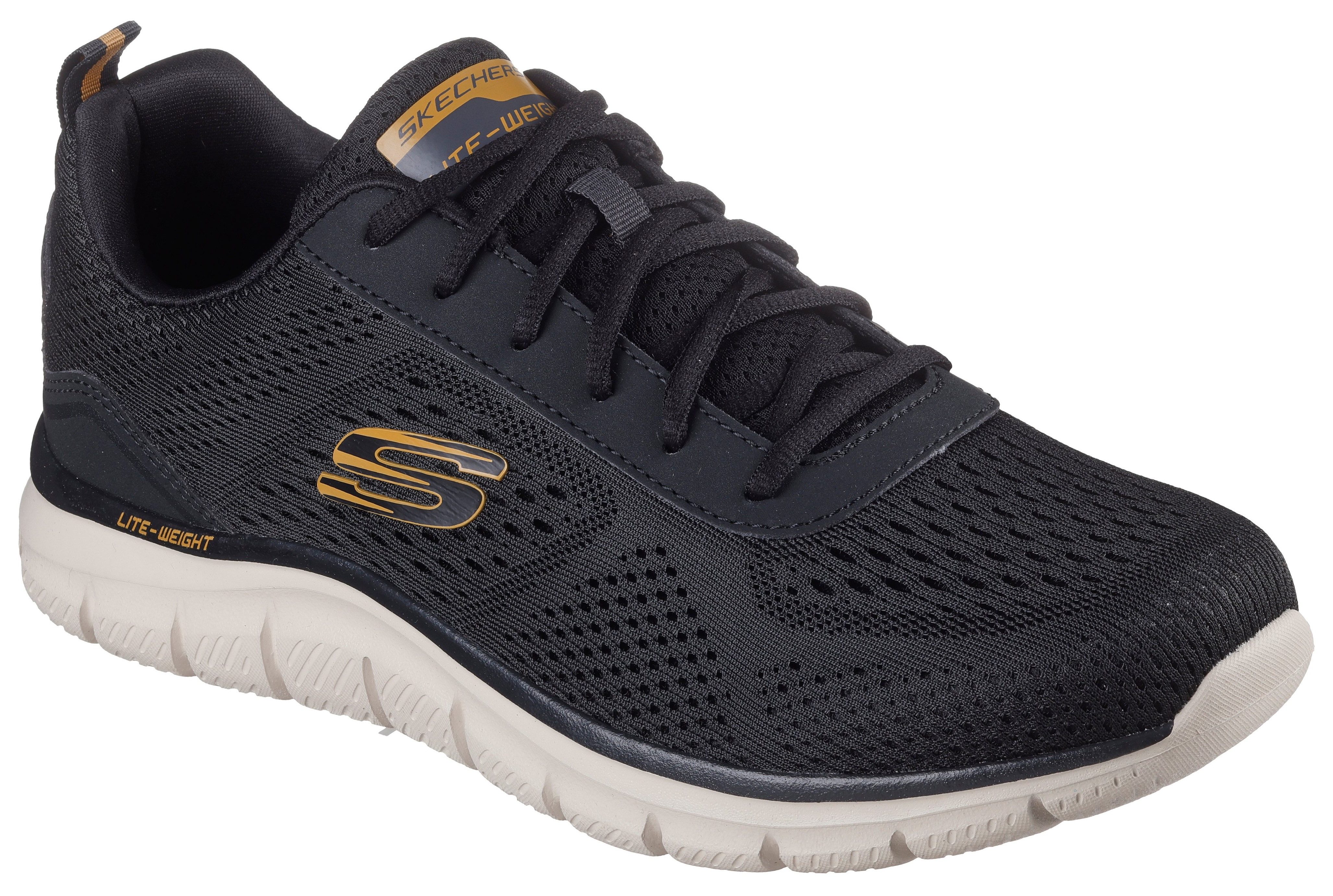 Skechers TRACK-LESHUR Schnürschuh Freizeitschuh, Trainingsschuh im Materialmix