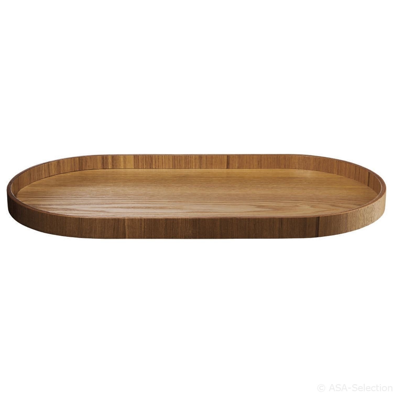 Tablett Wood Oval 44 cm