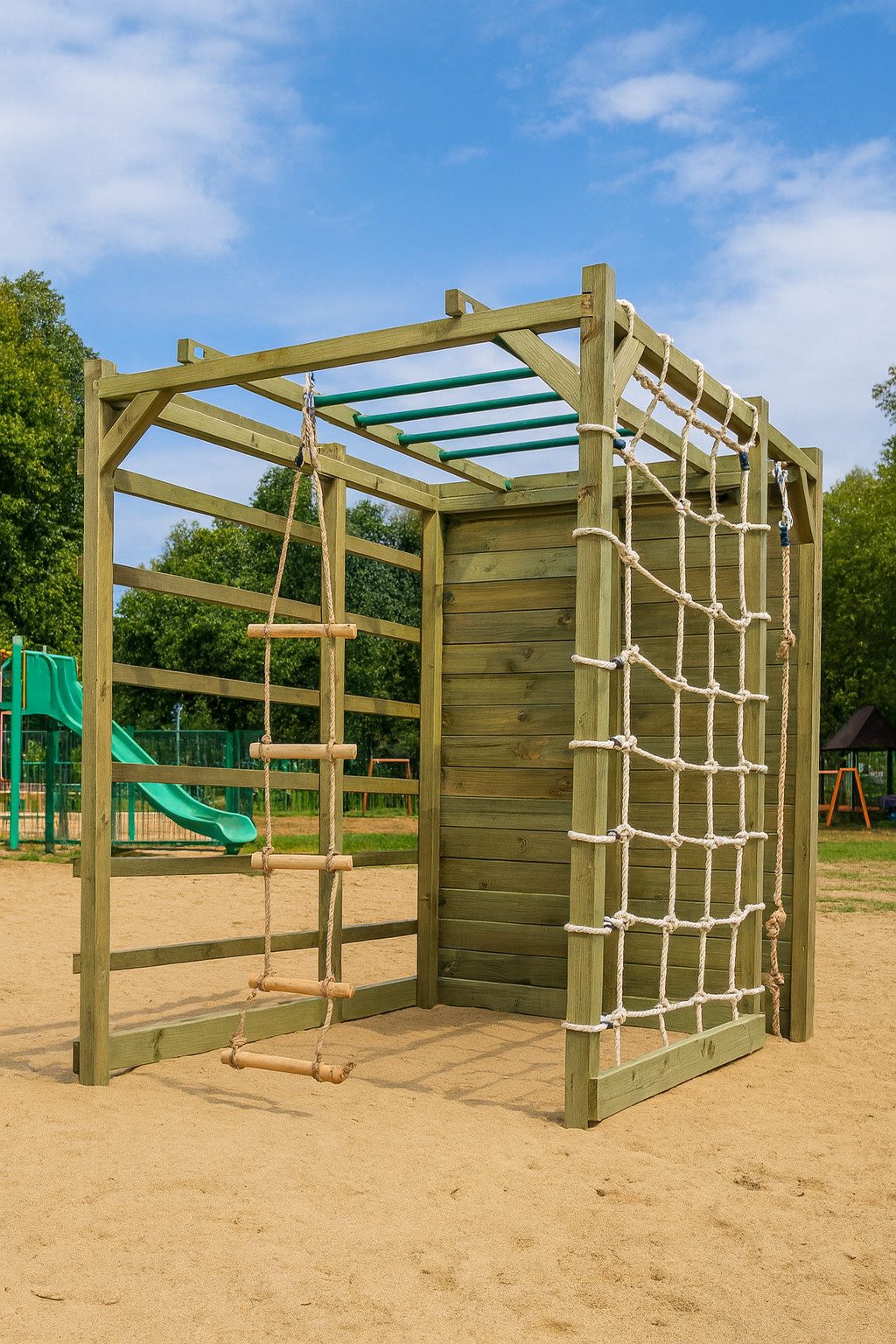 bv-vertrieb Kletterwand Spielplatz Kletterturm Spielturm Kletterwand für Kinder