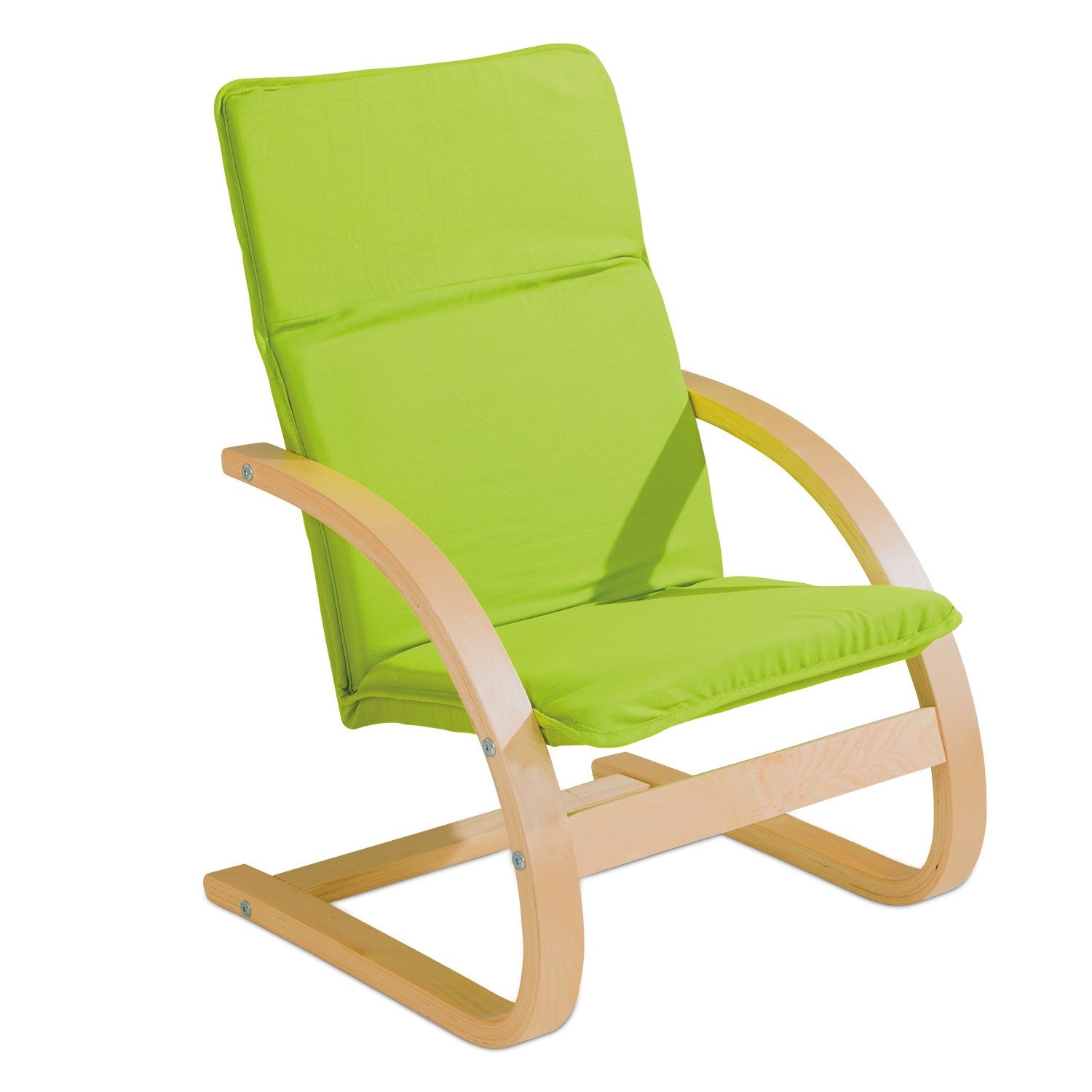 Home4You Kindersessel Apfelgrün, Birkenschicktholz, Webstoffbezug günstig online kaufen