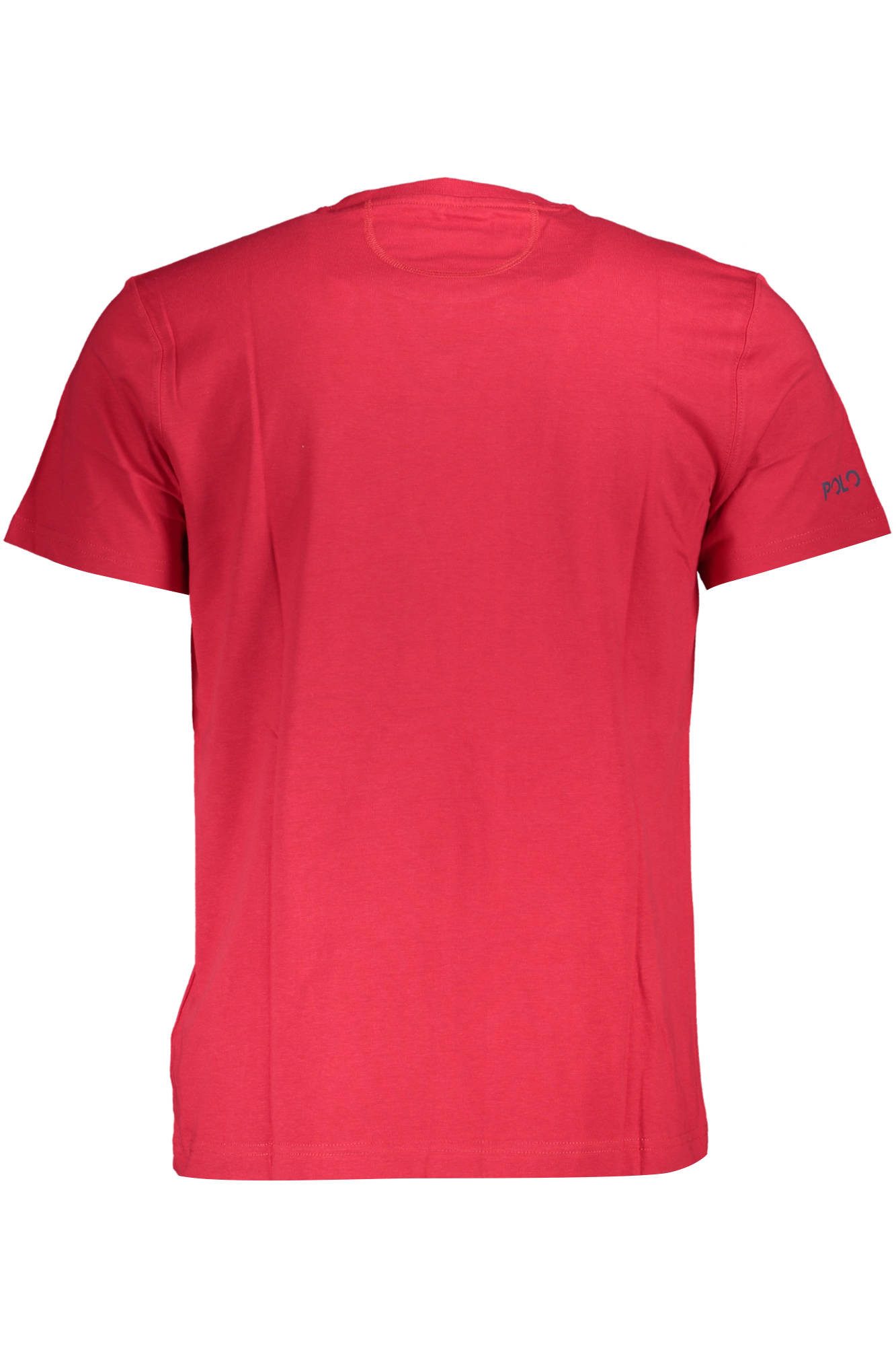 La Martina T-Shirt Stylisches rotes Herren Kurzarm T-Shirt mit Druck