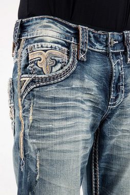 Rock Revival Straight-Jeans