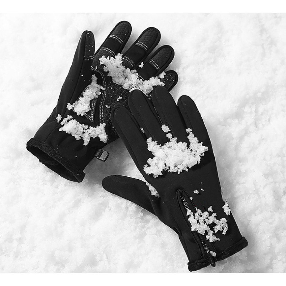 Damen Fleecehandschuhe Thermo-Handschuhe Winter Herren Anti-Rutsch 1 Lubgitsr Stil Touchscreen