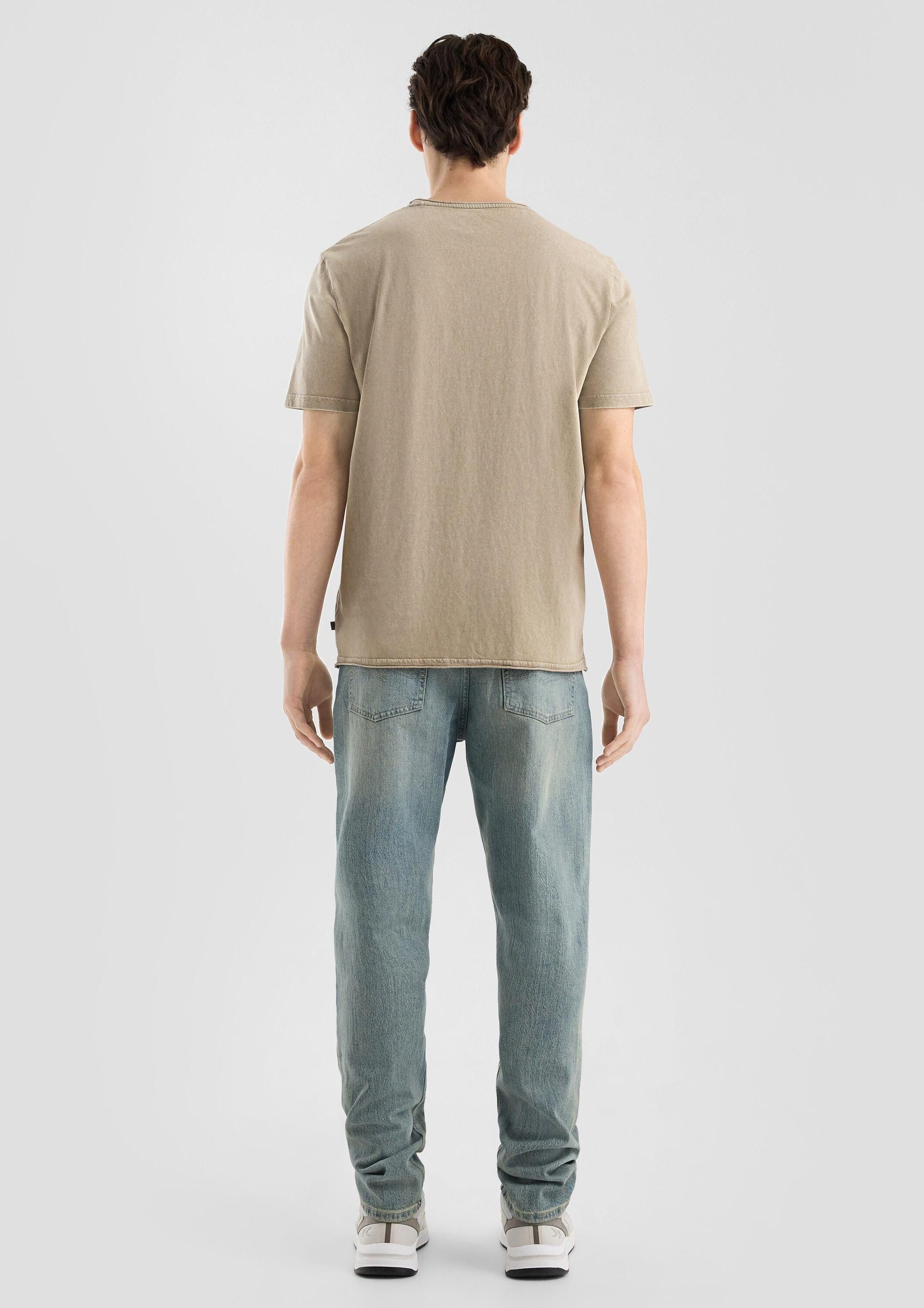 QS Kurzarmshirt T-Shirt Gewaschenes T-Shirt mit günstig online kaufen