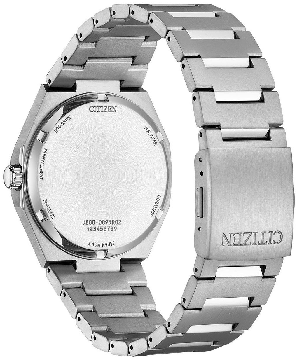Citizen Solaruhr AW0130-85XC, Armbanduhr, Herrenuhr, Damenuhr, Titan, Saphirglas, Datum